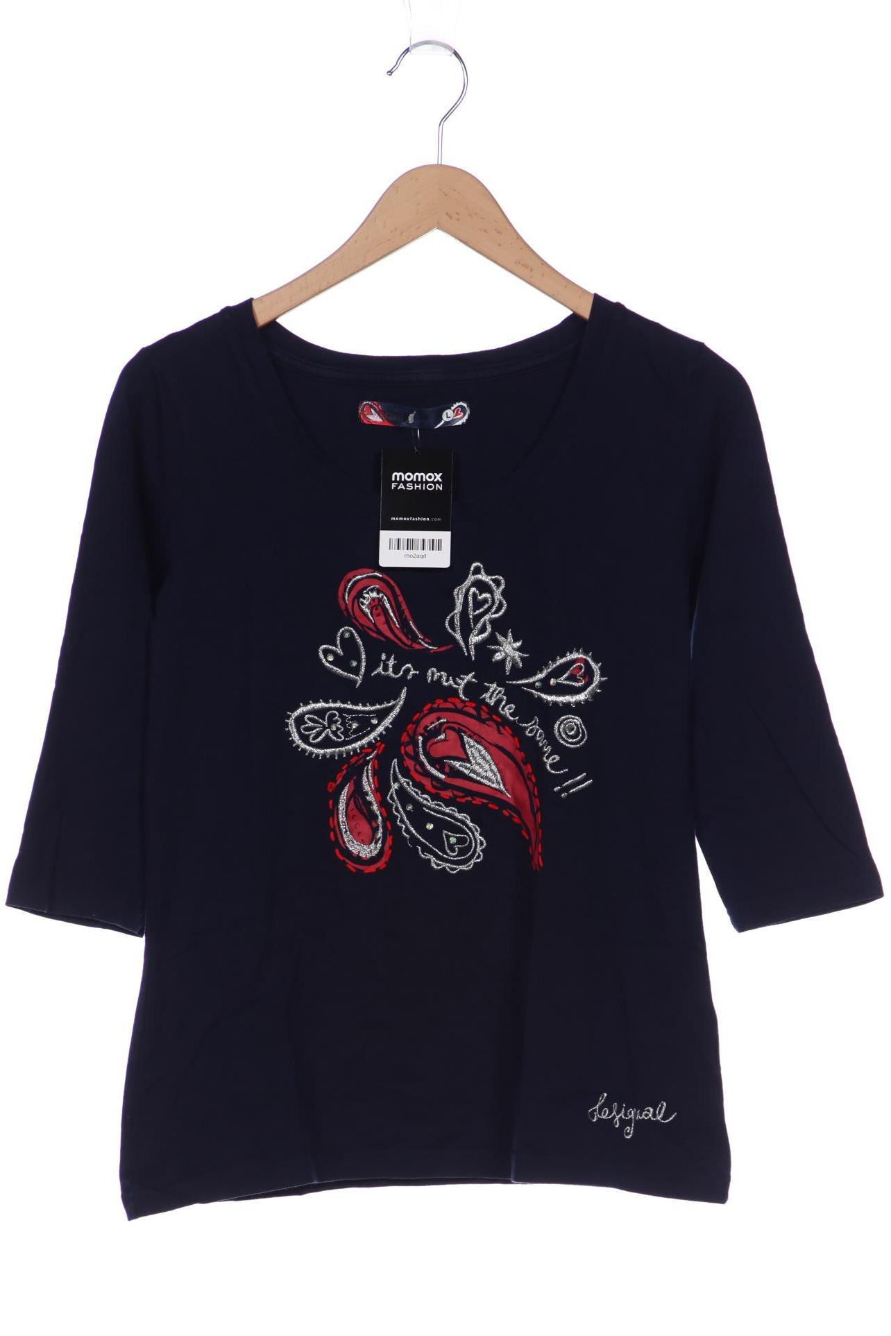 

Desigual Damen Langarmshirt, marineblau