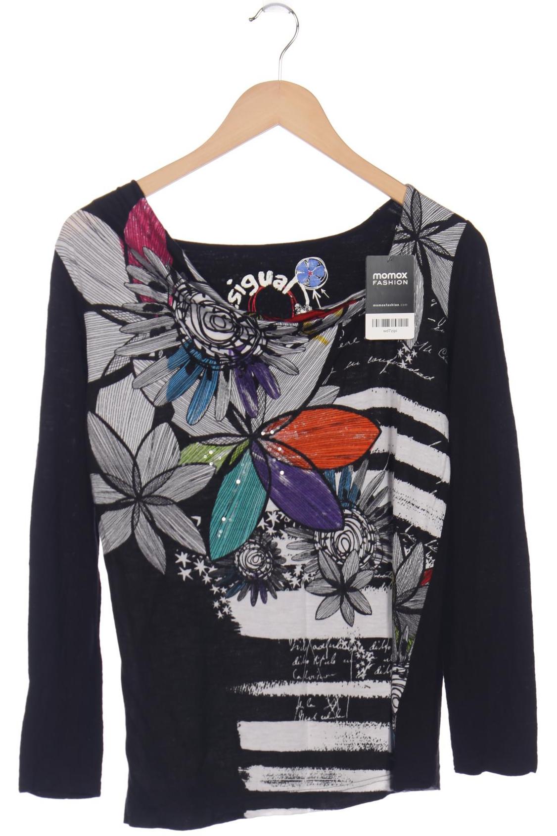 

Desigual Damen Langarmshirt, schwarz, Gr. 38