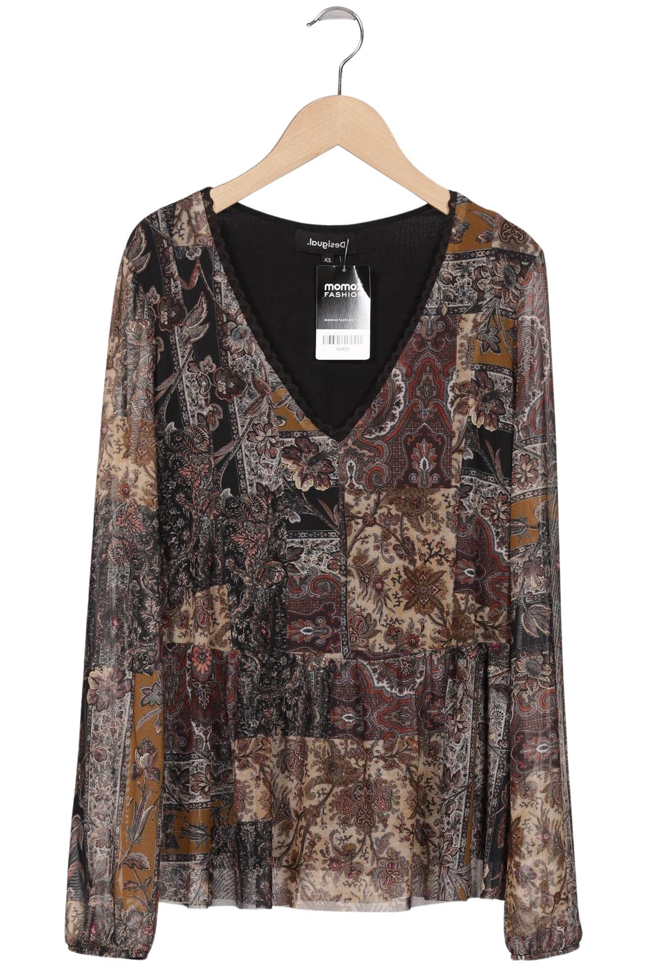 

Desigual Damen Langarmshirt, braun, Gr. 34