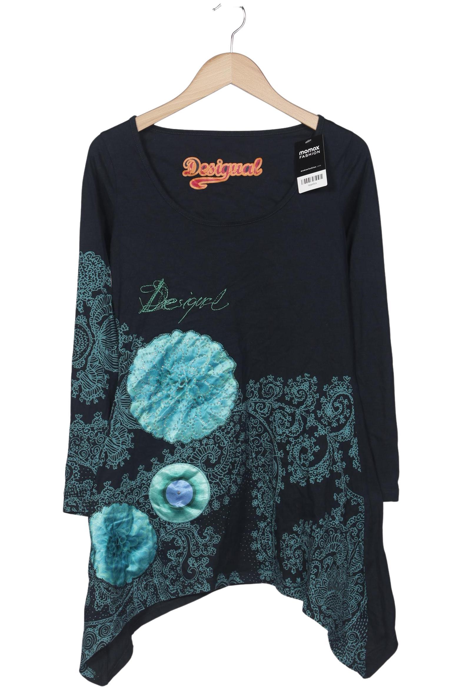 

Desigual Damen Langarmshirt, marineblau, Gr. 36