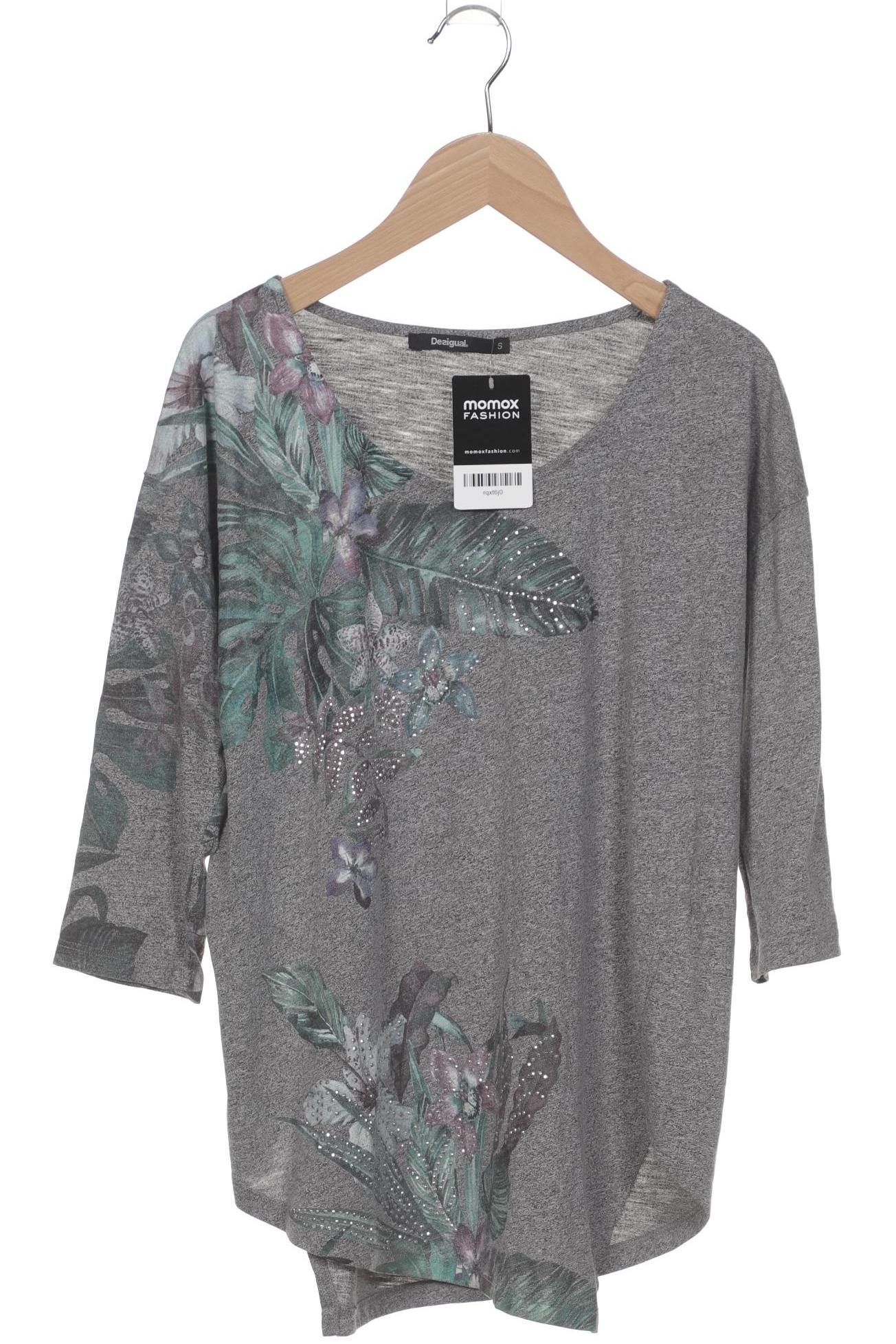 

Desigual Damen Langarmshirt, grau, Gr. 36