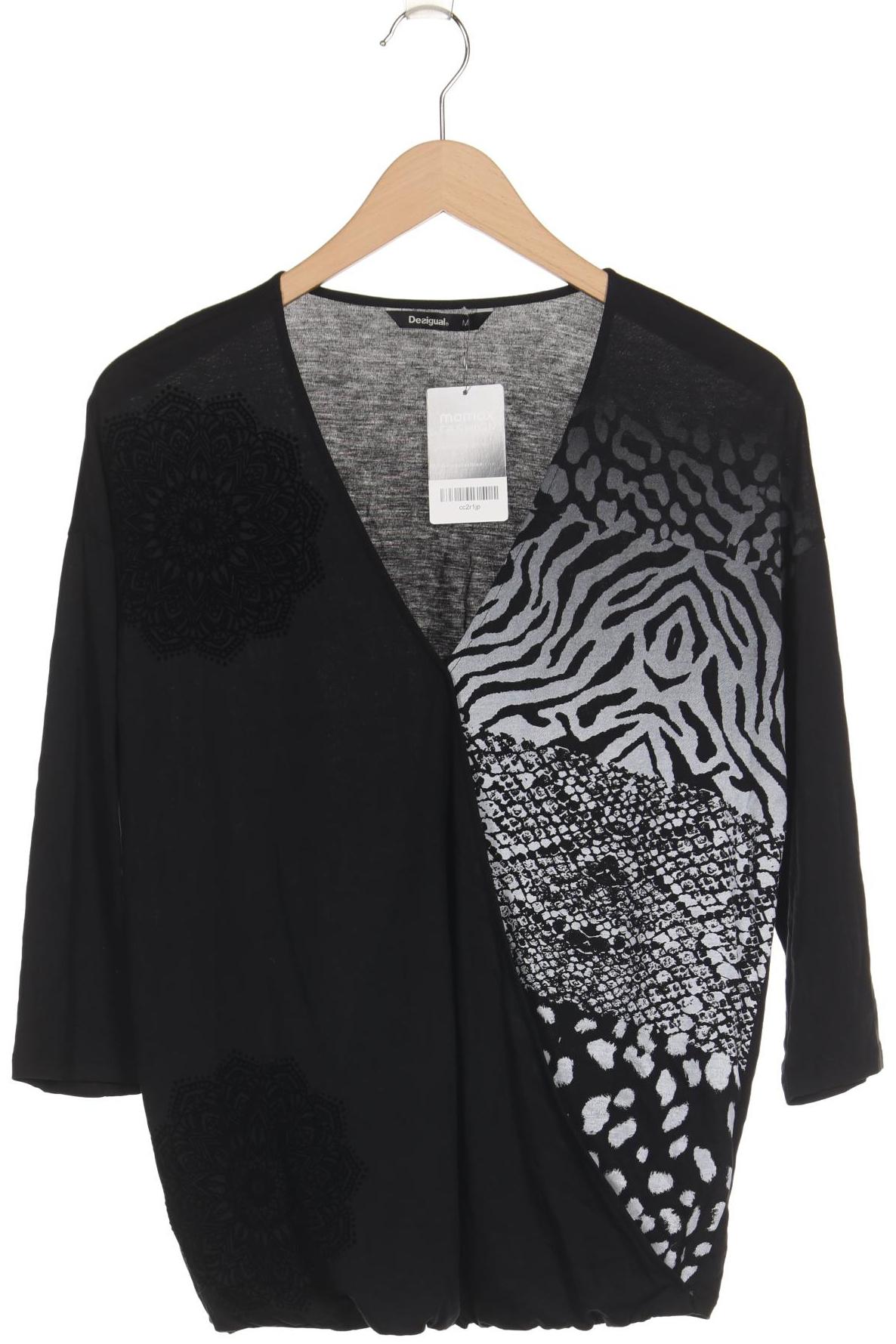 

Desigual Damen Langarmshirt, schwarz, Gr. 38