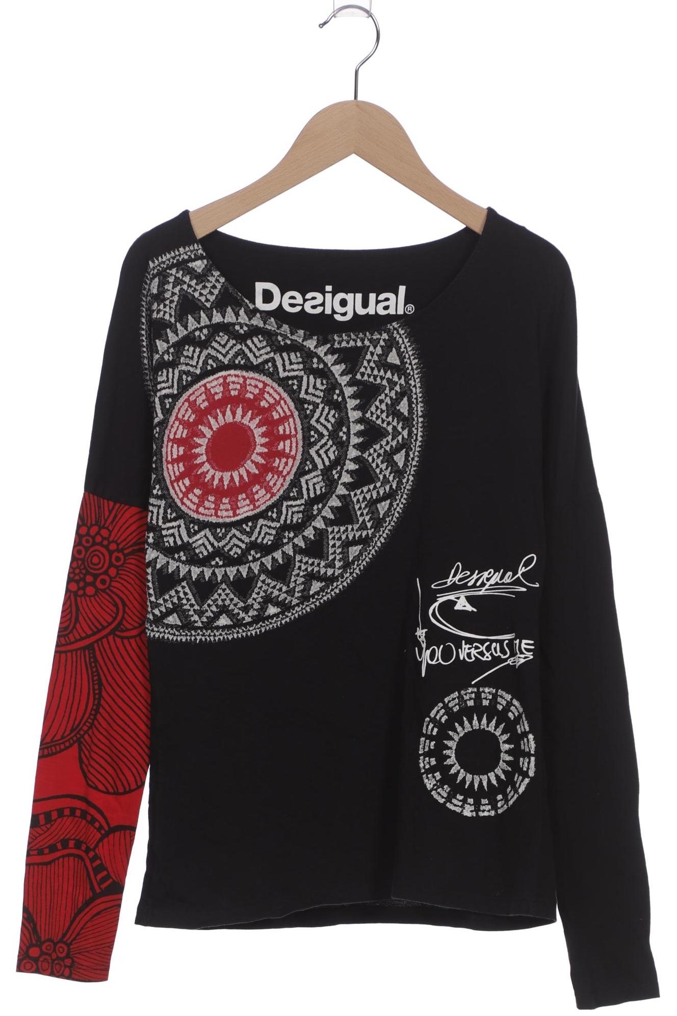 

Desigual Damen Langarmshirt, schwarz, Gr. 38