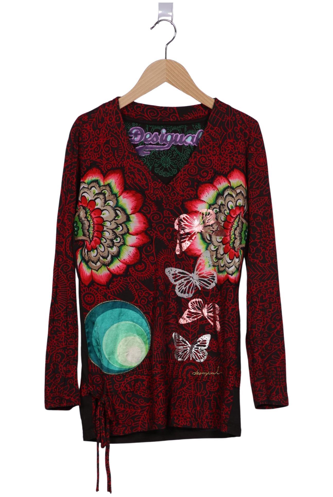 

Desigual Damen Langarmshirt, mehrfarbig, Gr. 36