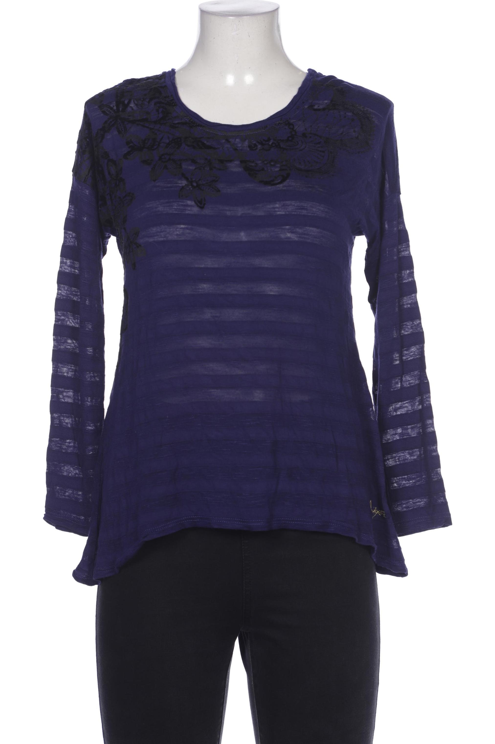 

Desigual Damen Langarmshirt, marineblau, Gr. 42