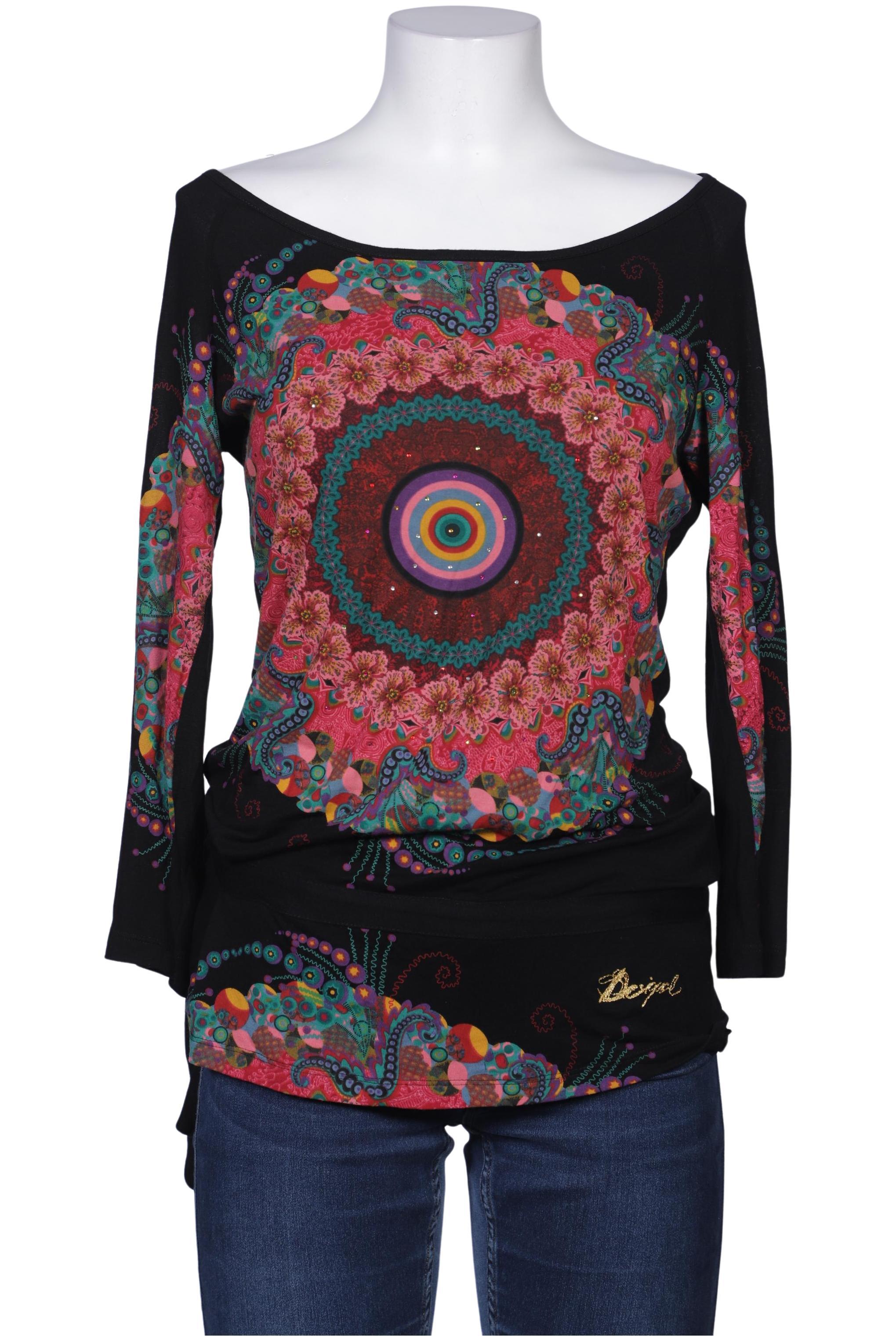 

Desigual Damen Langarmshirt, schwarz, Gr. 38