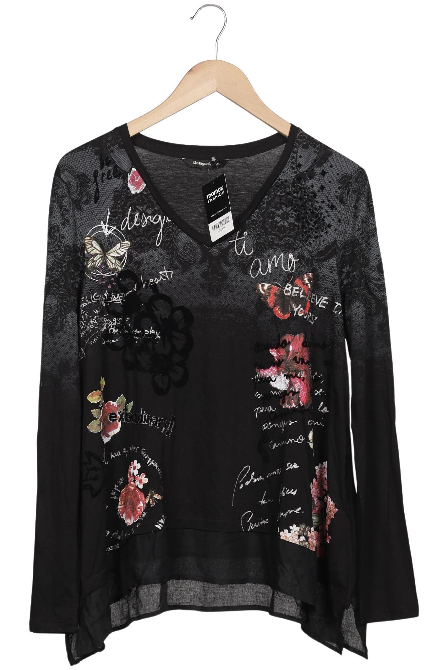 

Desigual Damen Langarmshirt, schwarz, Gr. 44