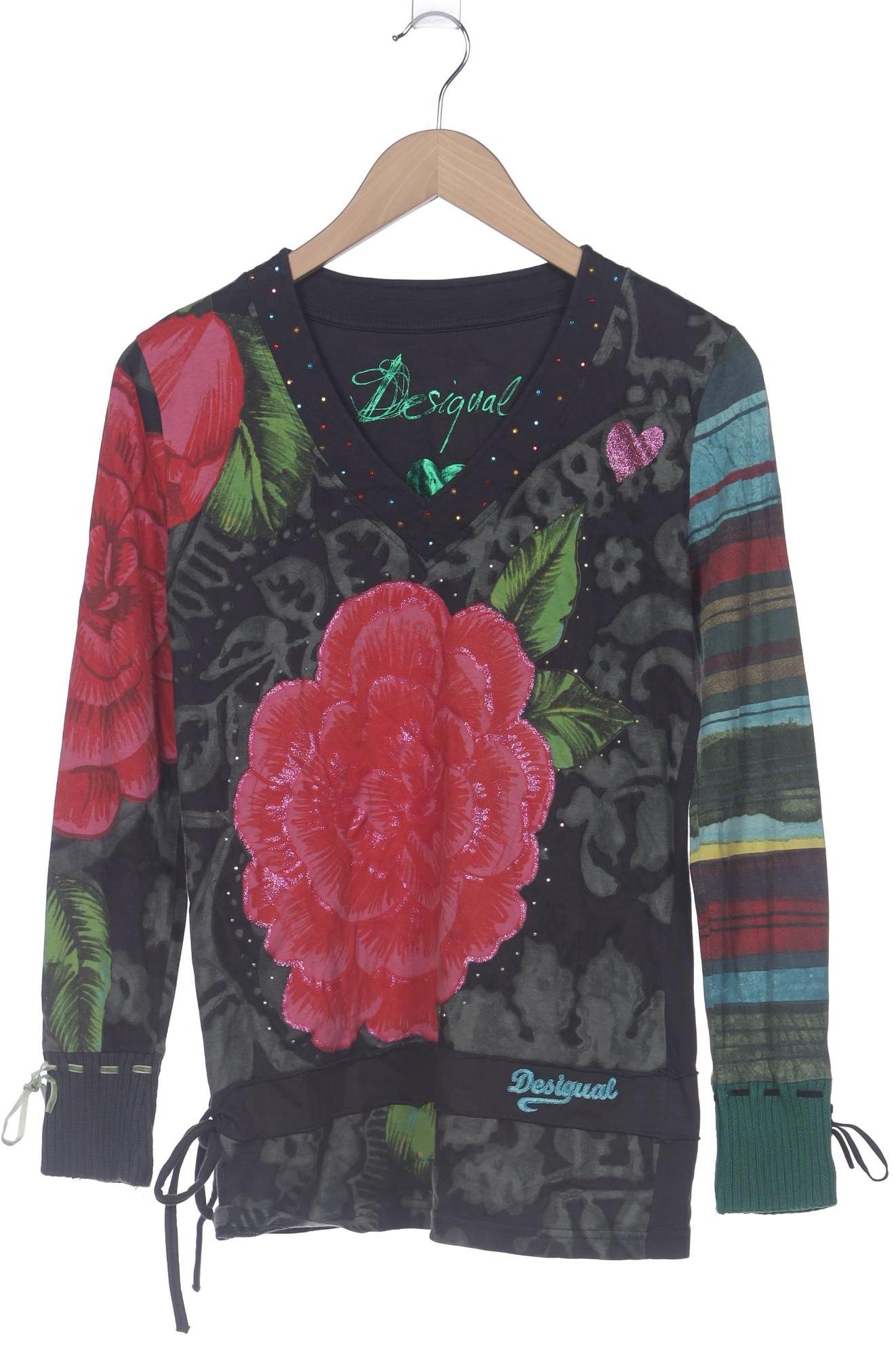 

Desigual Damen Langarmshirt, grau, Gr. 38