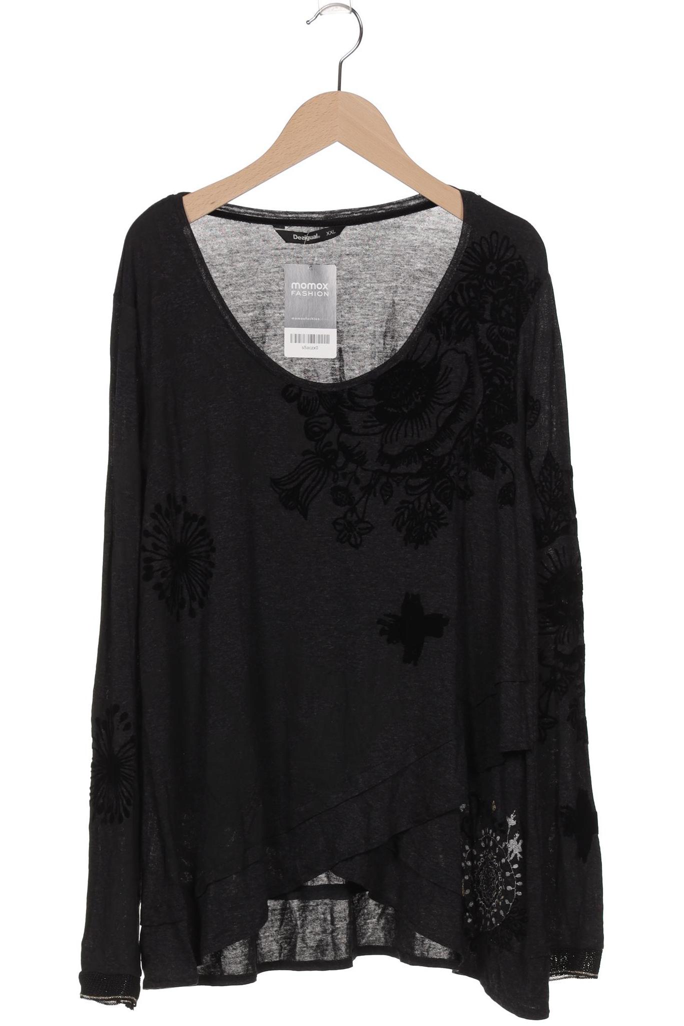 

Desigual Damen Langarmshirt, schwarz, Gr. 46