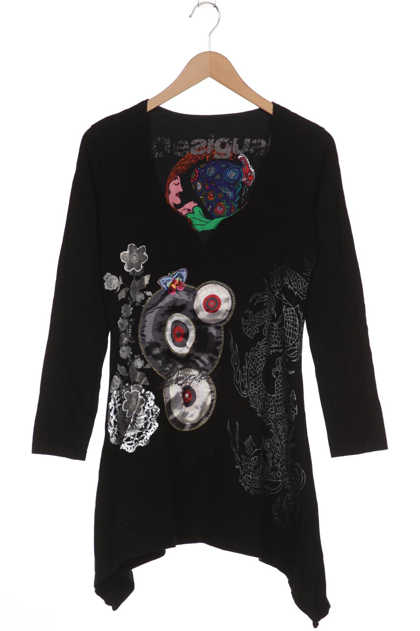 

Desigual Damen Langarmshirt, schwarz
