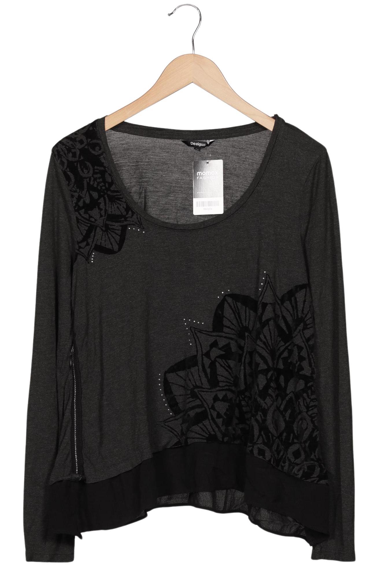 

Desigual Damen Langarmshirt, grau, Gr. 44