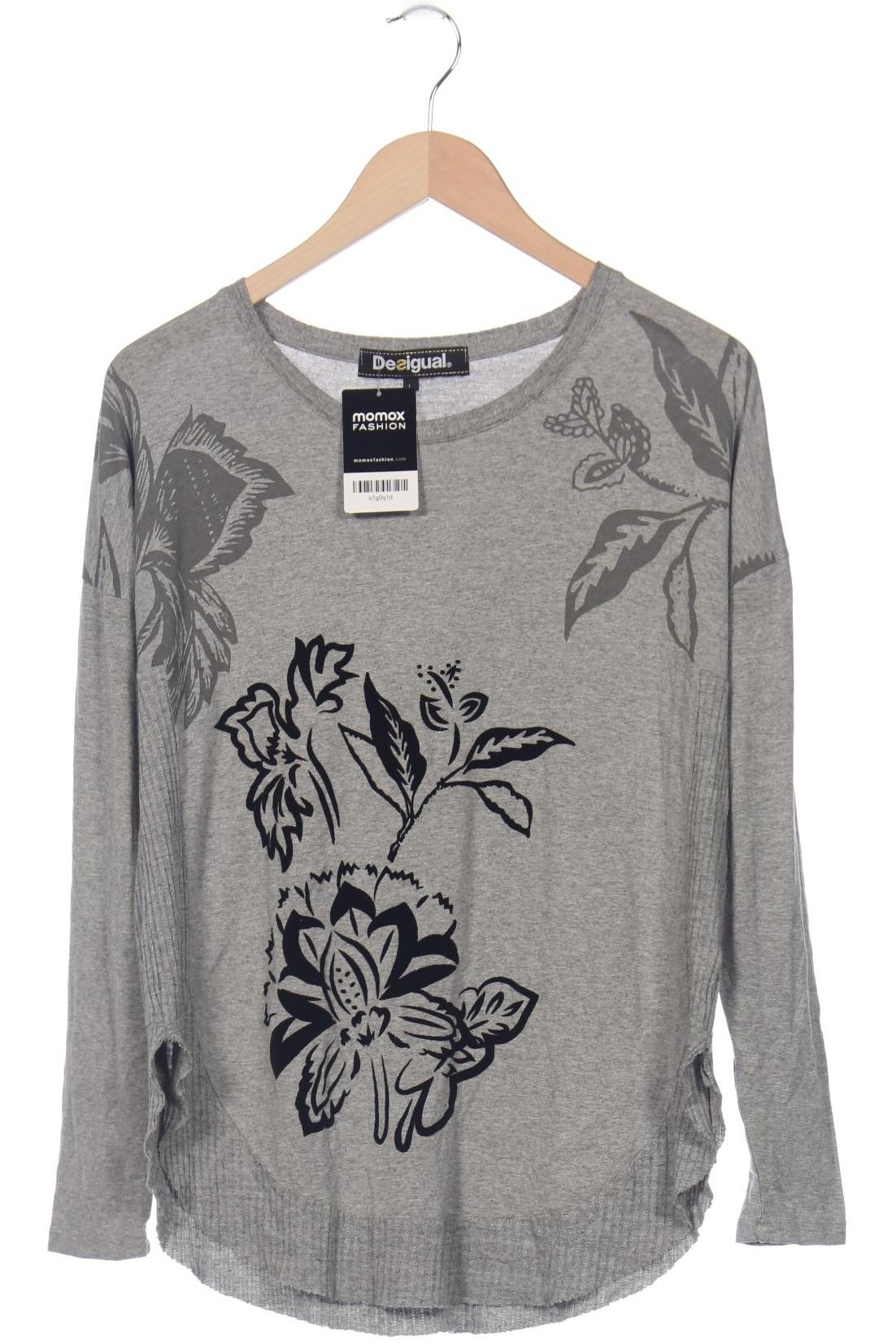 

Desigual Damen Langarmshirt, grau, Gr. 42