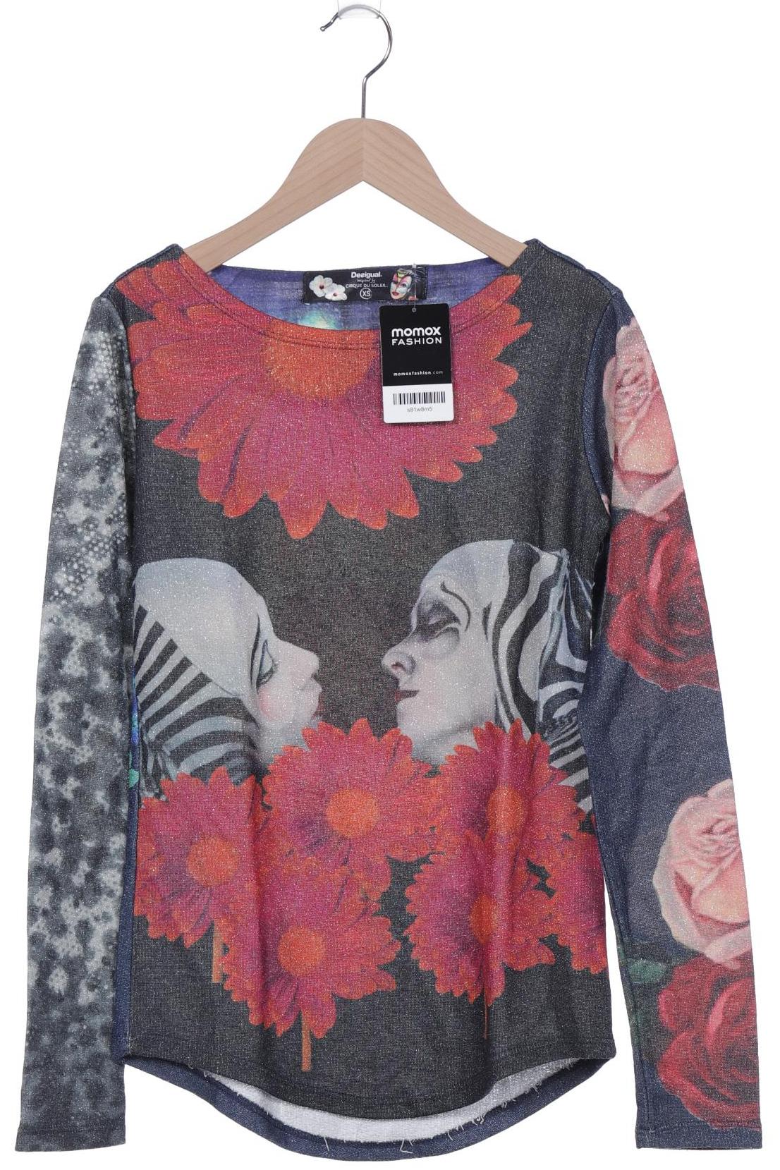 

Desigual Damen Langarmshirt, mehrfarbig, Gr. 34