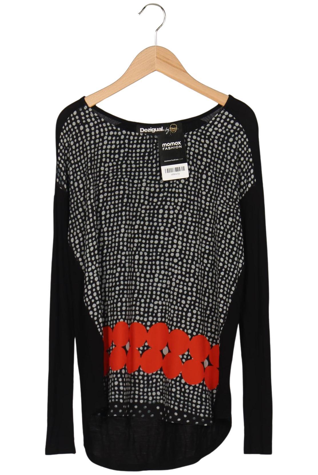 

Desigual Damen Langarmshirt, schwarz, Gr. 36