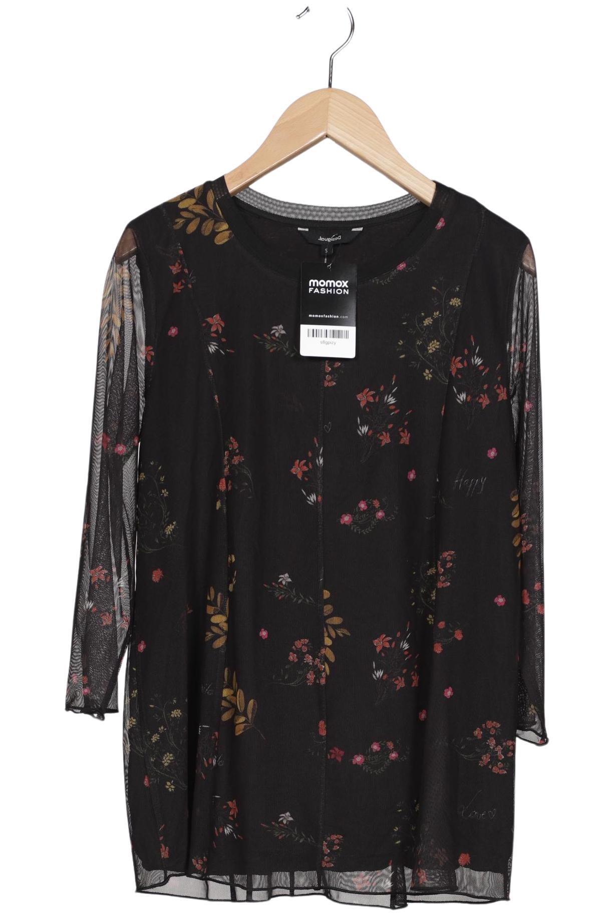 

Desigual Damen Langarmshirt, schwarz, Gr. 36