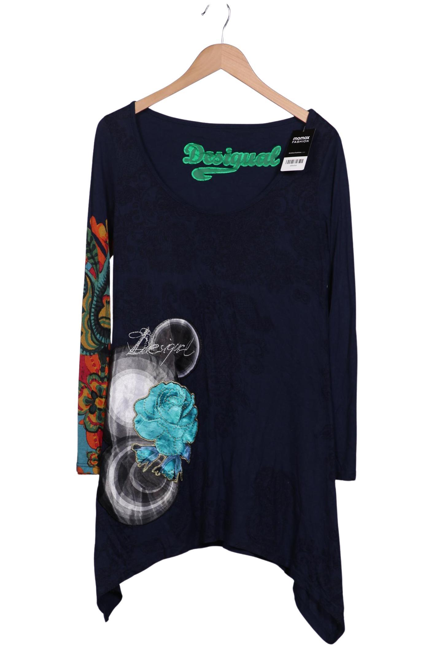 

Desigual Damen Langarmshirt, marineblau, Gr. 44
