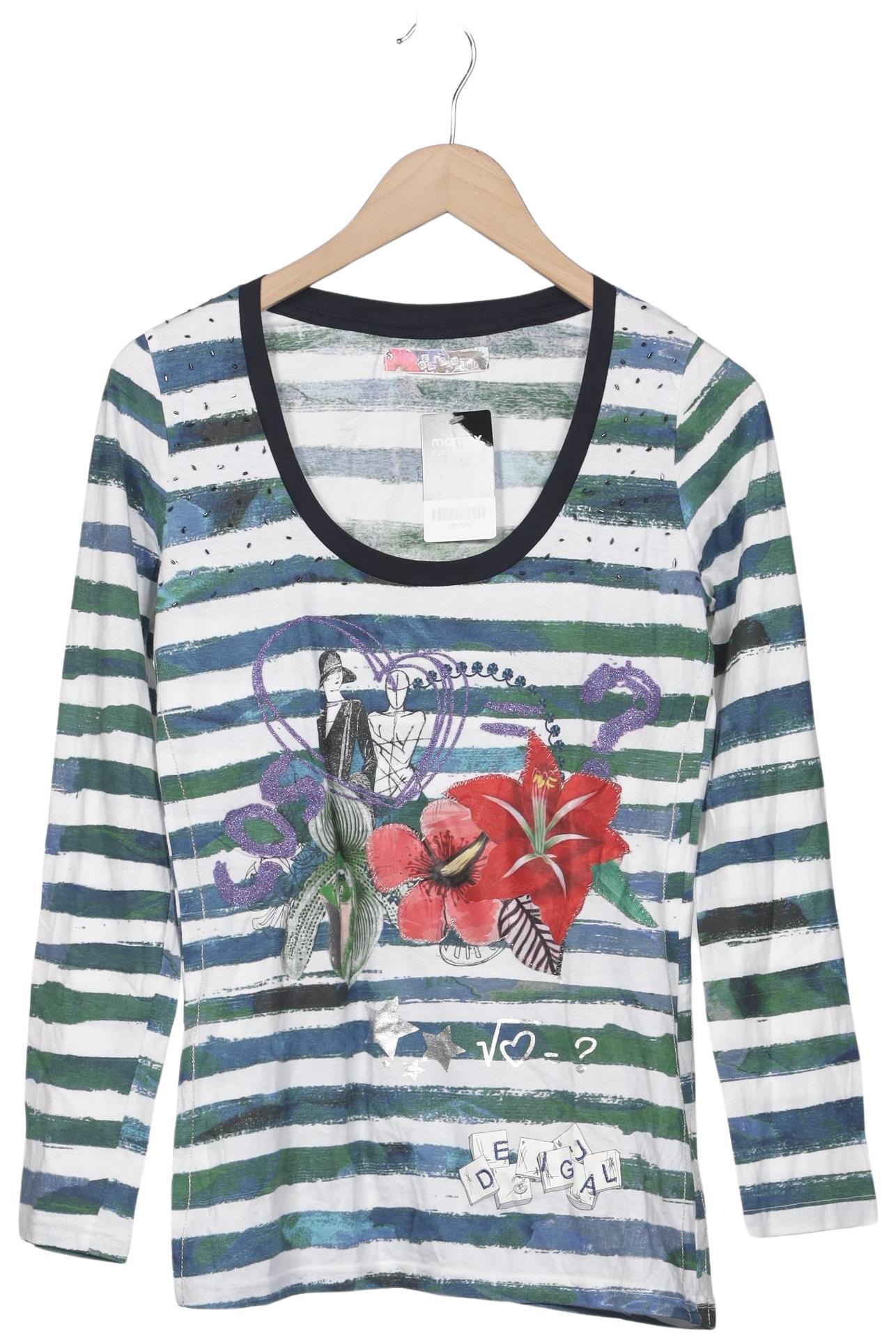 

Desigual Damen Langarmshirt, mehrfarbig, Gr. 38