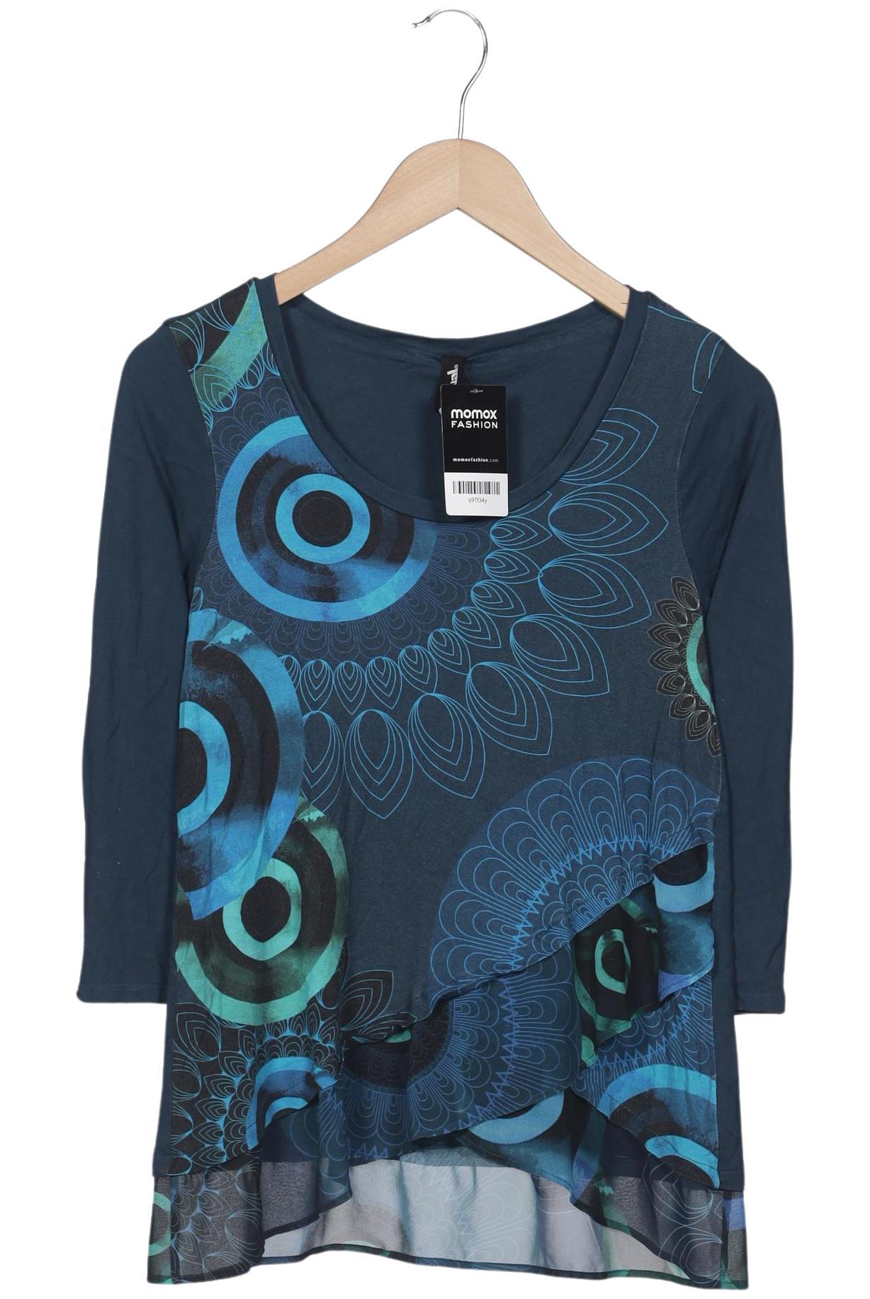 

Desigual Damen Langarmshirt, marineblau, Gr. 38