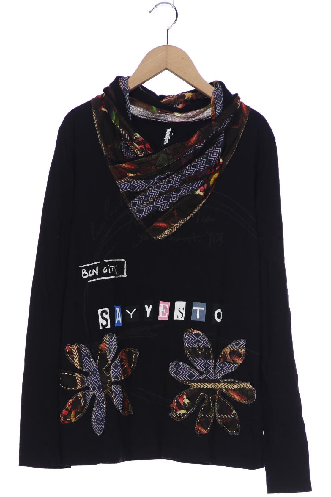 

Desigual Damen Langarmshirt, schwarz, Gr. 42