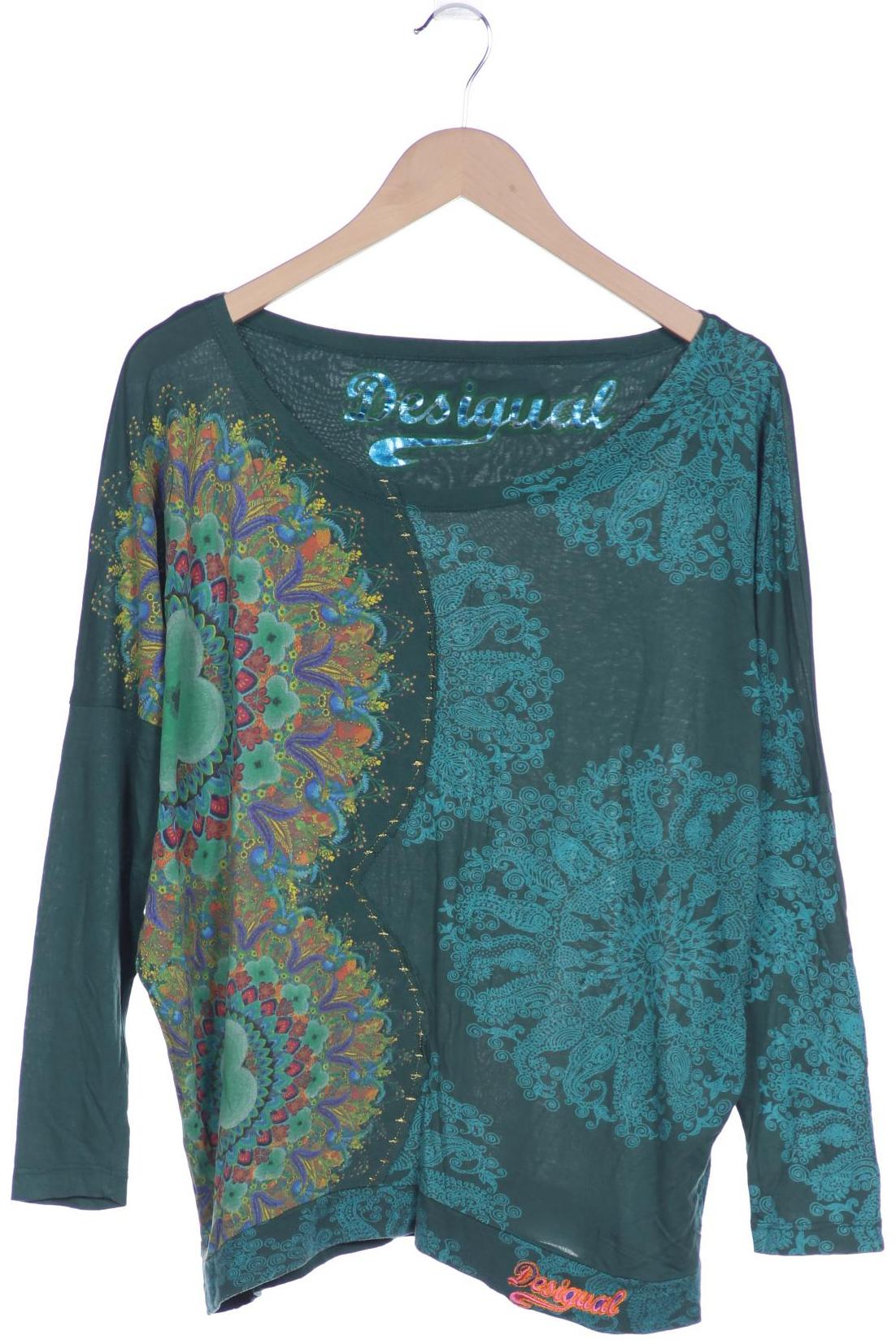 

Desigual Damen Langarmshirt, grün, Gr. 42