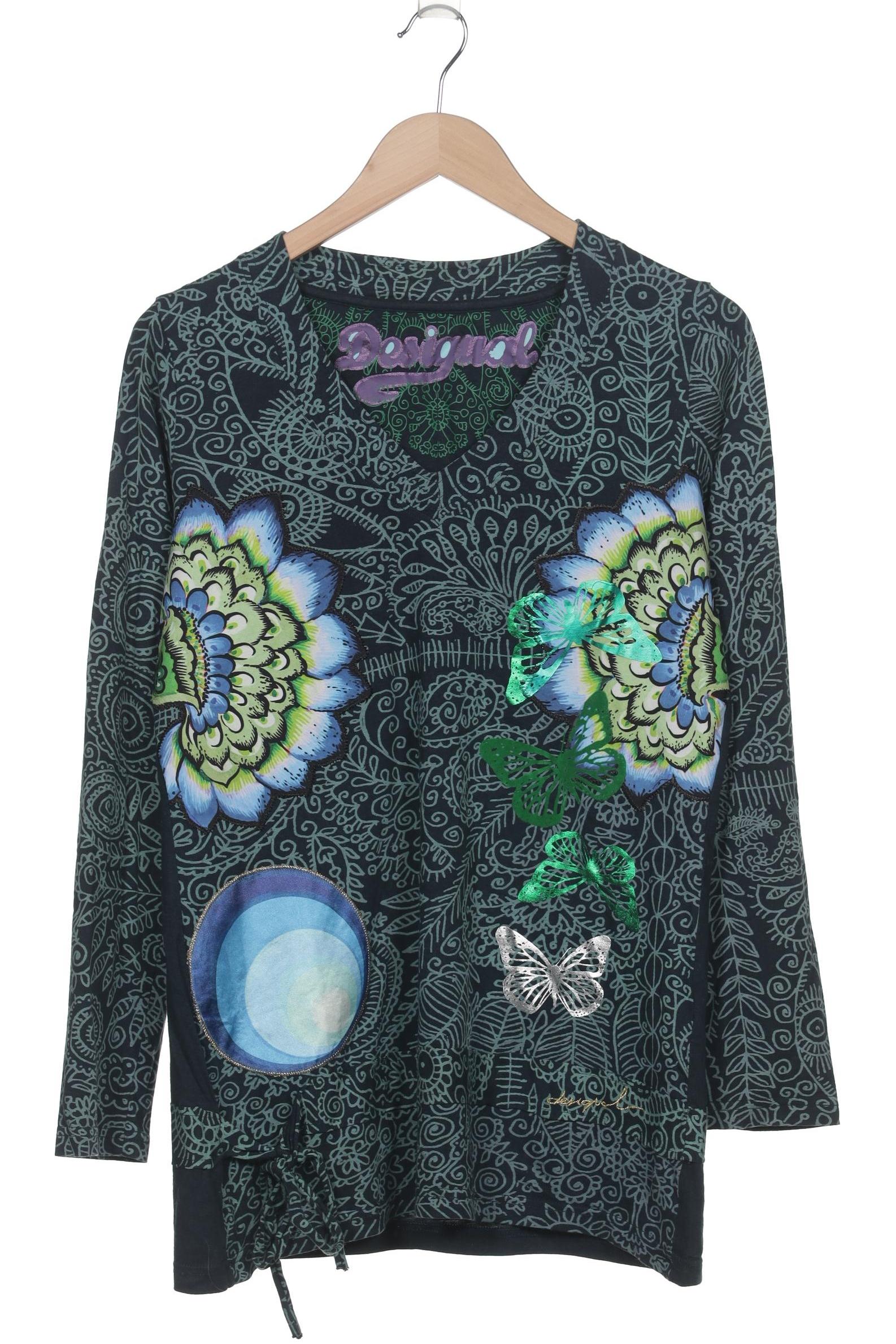 

Desigual Damen Langarmshirt, marineblau, Gr. 44
