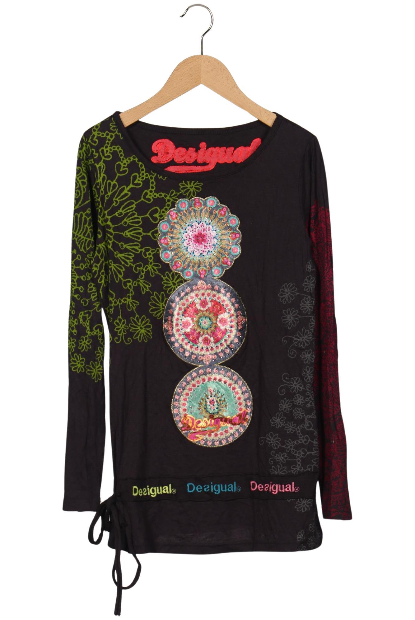 

Desigual Damen Langarmshirt, grau, Gr. 38