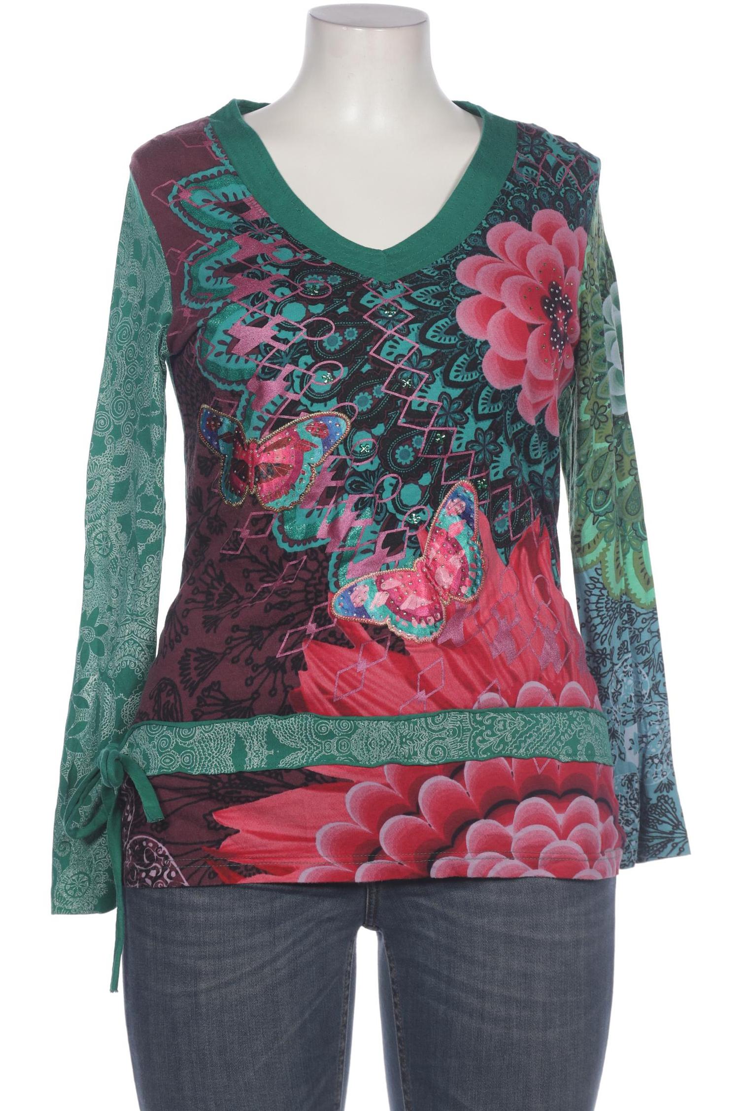 

Desigual Damen Langarmshirt, grün, Gr. 44