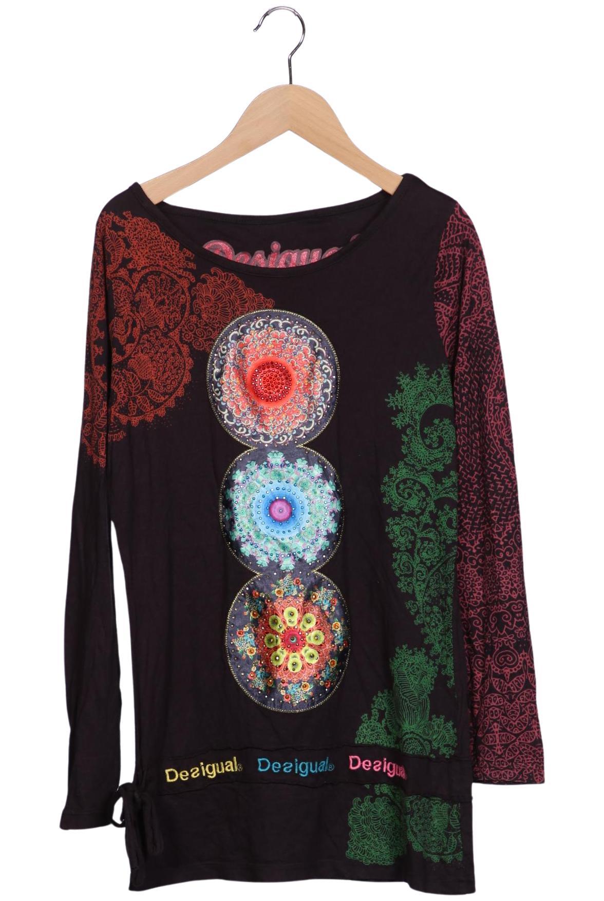 

Desigual Damen Langarmshirt, mehrfarbig, Gr. 38