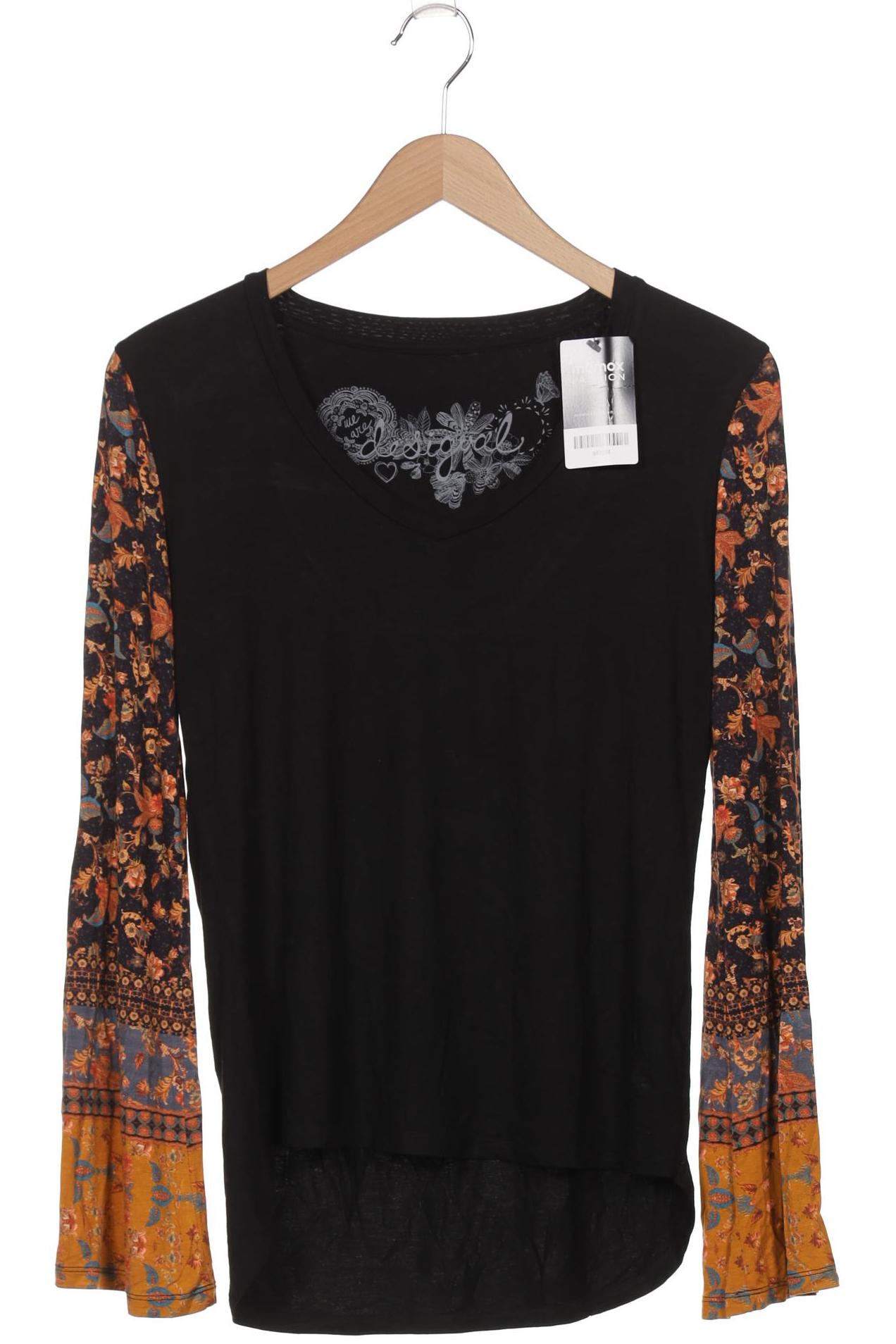 

Desigual Damen Langarmshirt, schwarz, Gr. 36