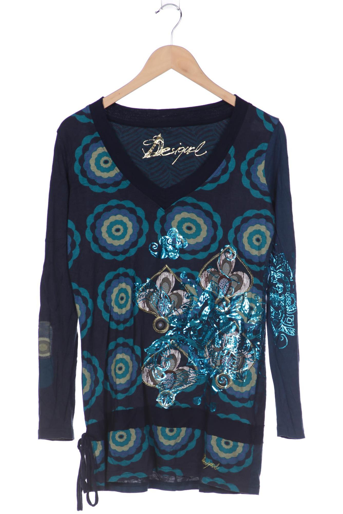 

Desigual Damen Langarmshirt, marineblau, Gr. 44
