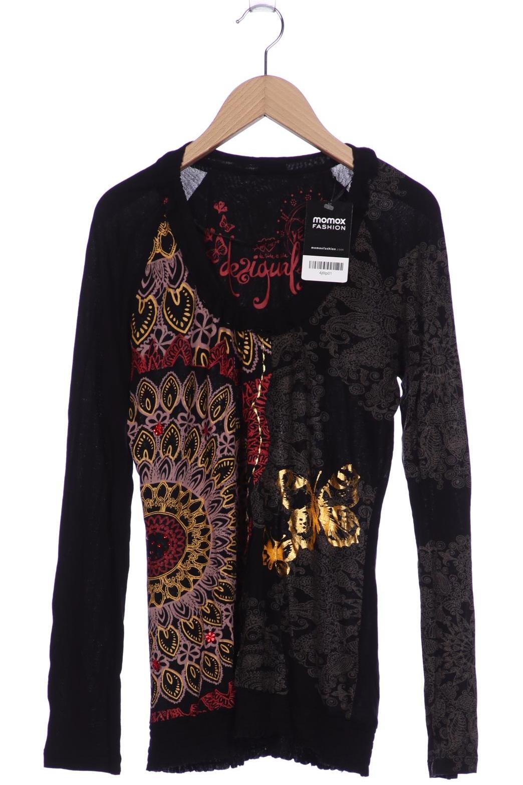 

Desigual Damen Langarmshirt, schwarz, Gr. 38