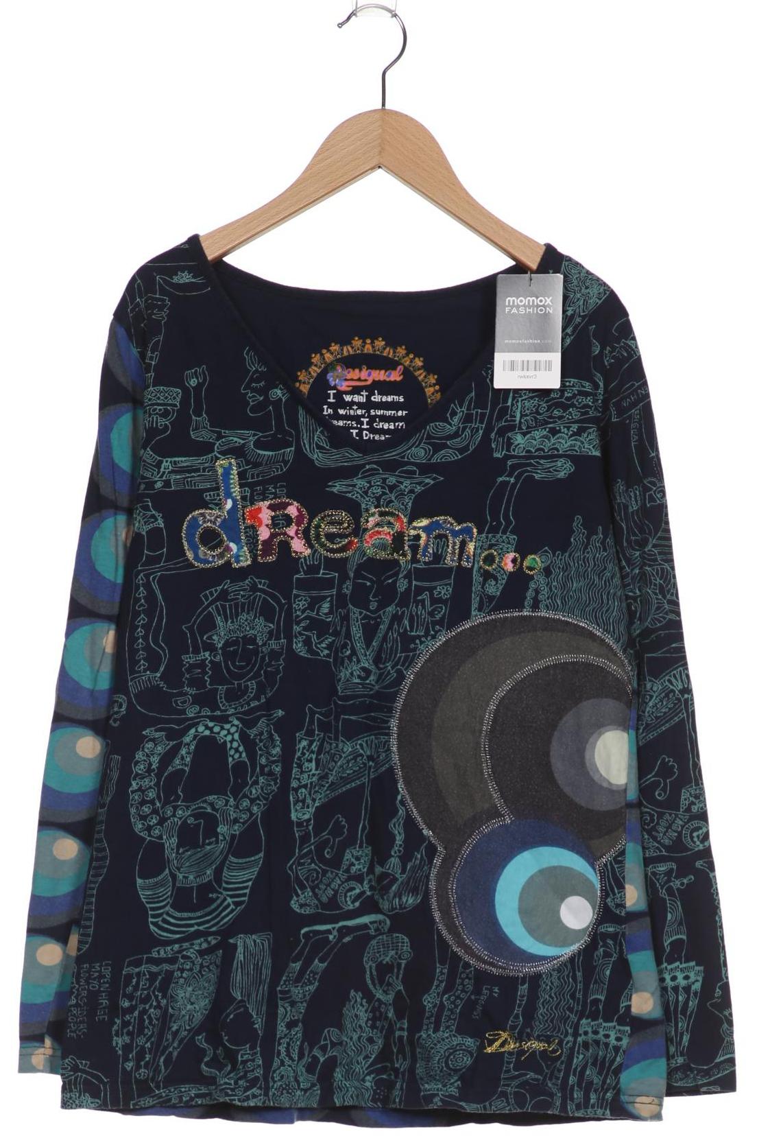 

Desigual Damen Langarmshirt, marineblau, Gr. 44