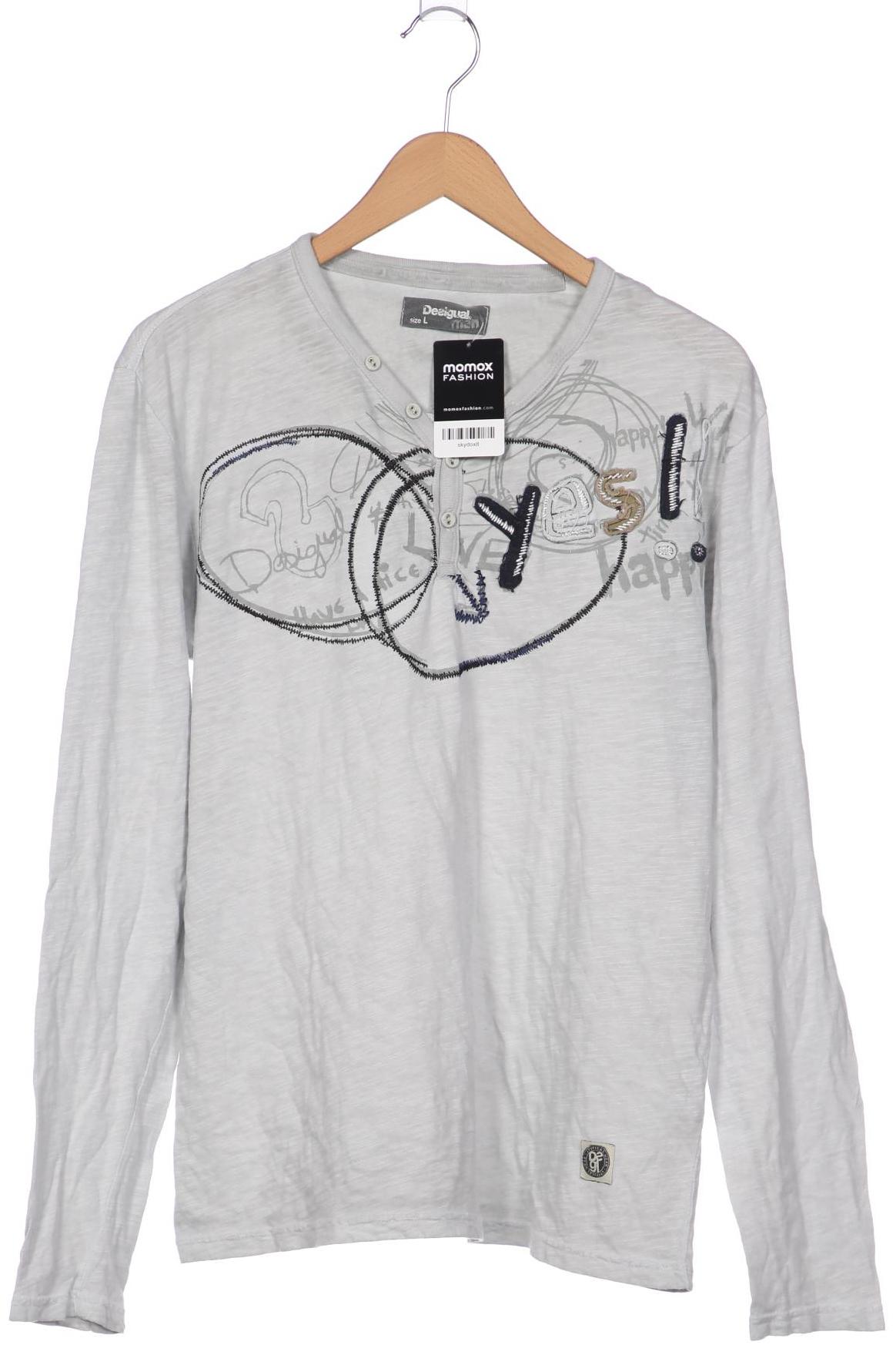 

Desigual Damen Langarmshirt, grau, Gr. 42