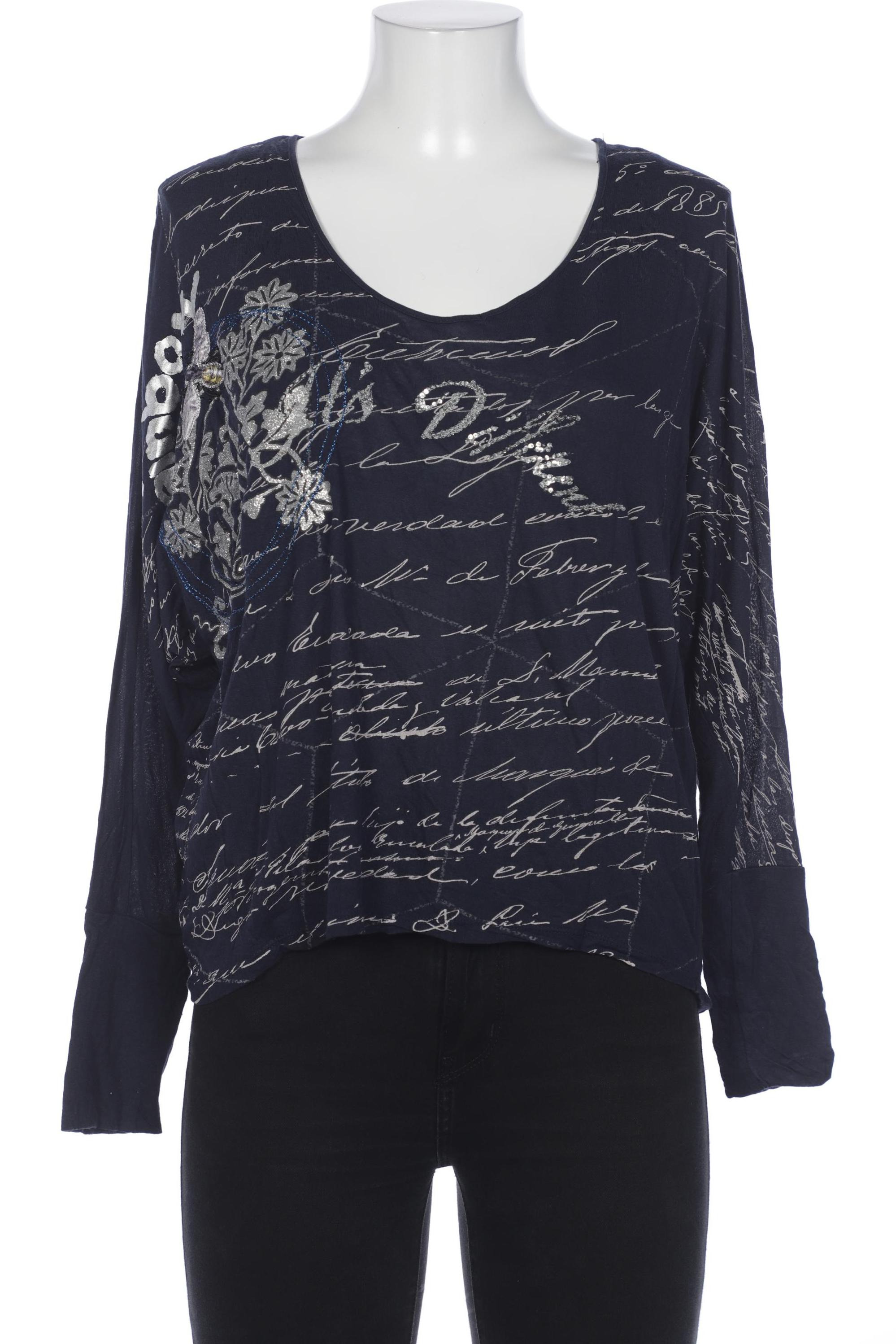 

Desigual Damen Langarmshirt, marineblau