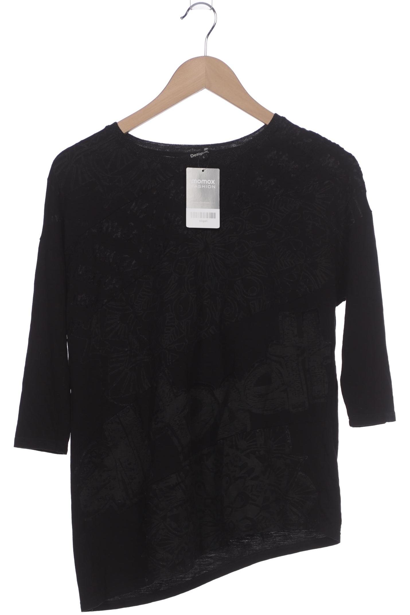 

Desigual Damen Langarmshirt, schwarz, Gr. 36