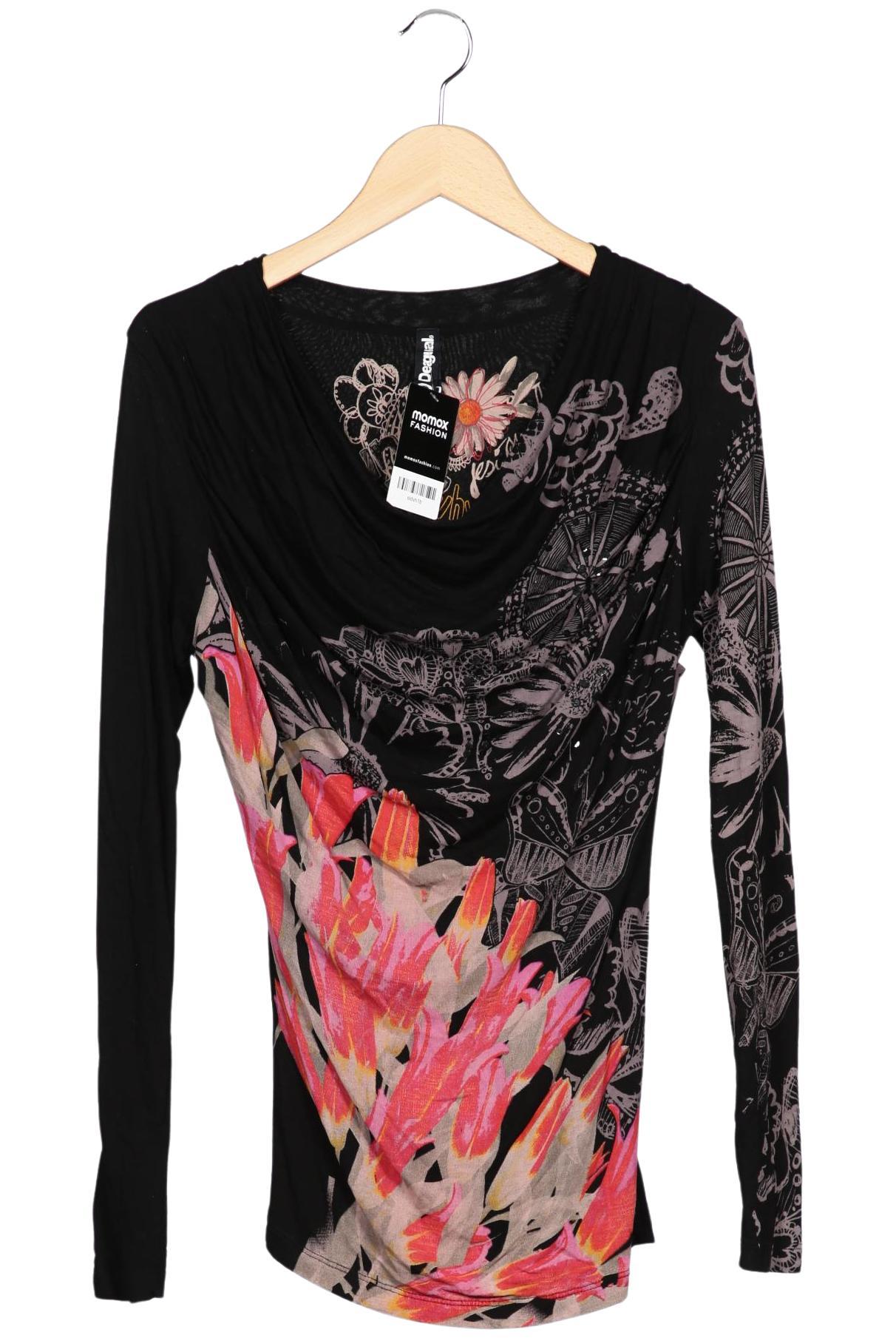 

Desigual Damen Langarmshirt, schwarz, Gr. 36