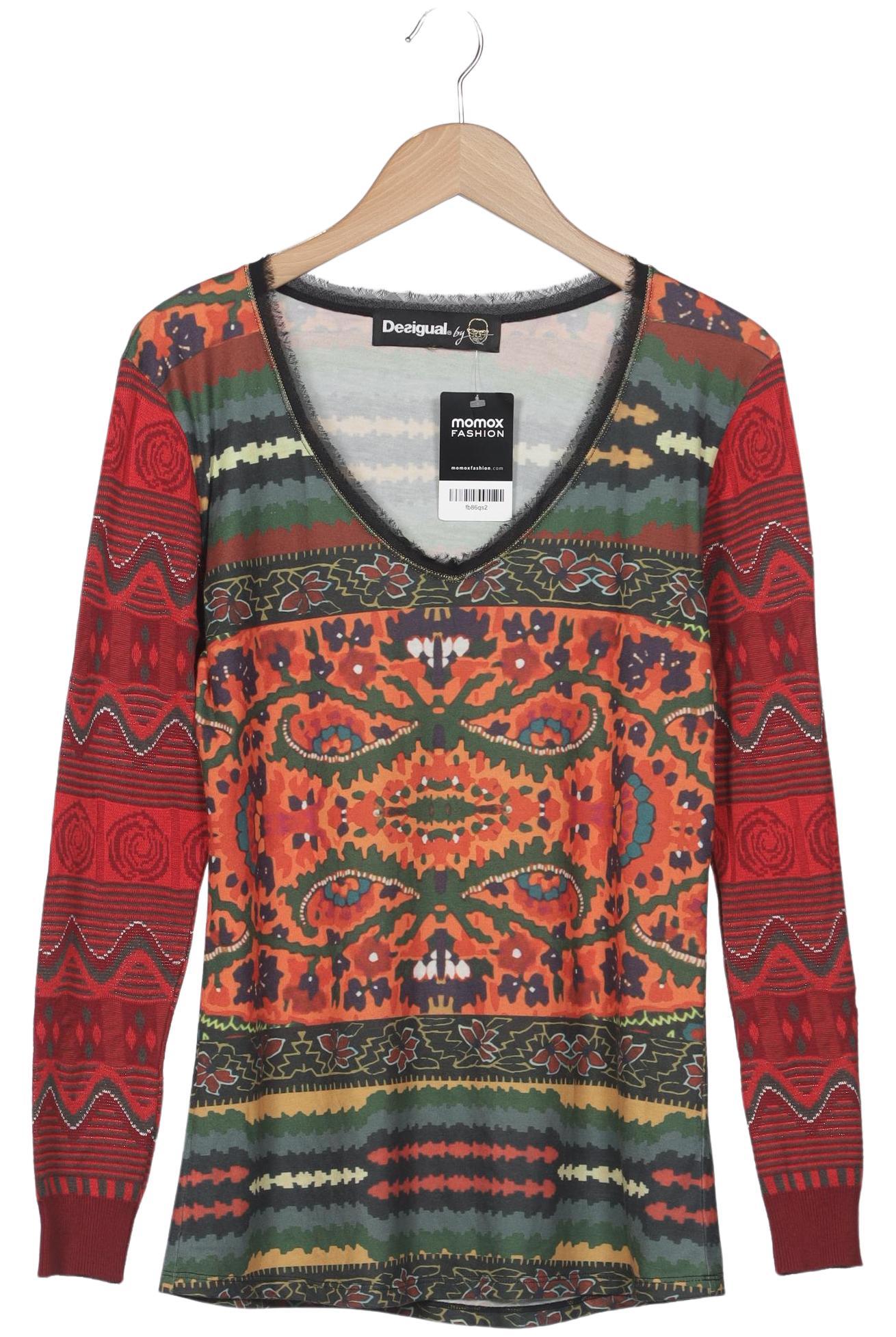 

Desigual Damen Langarmshirt, mehrfarbig, Gr. 38