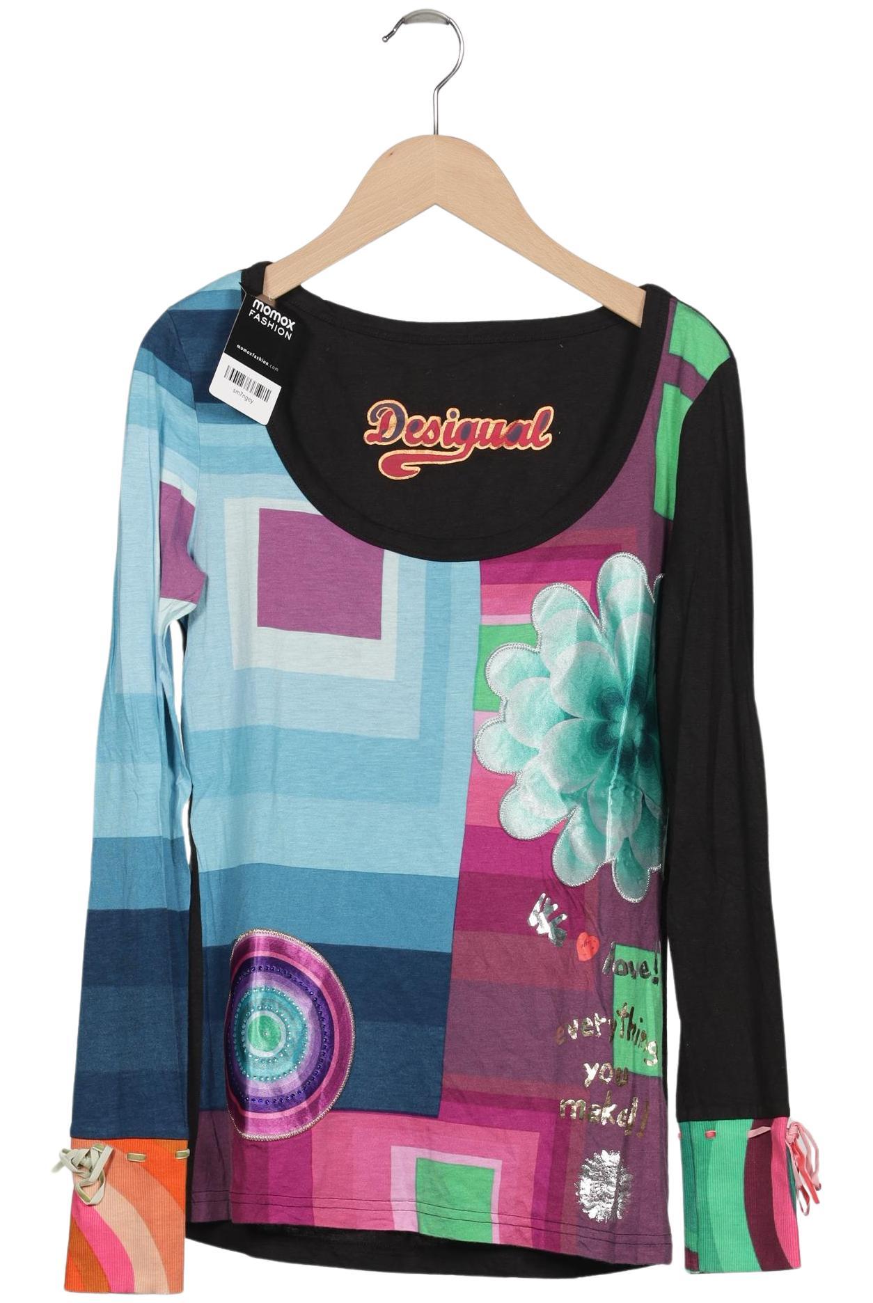 

Desigual Damen Langarmshirt, mehrfarbig, Gr. 36