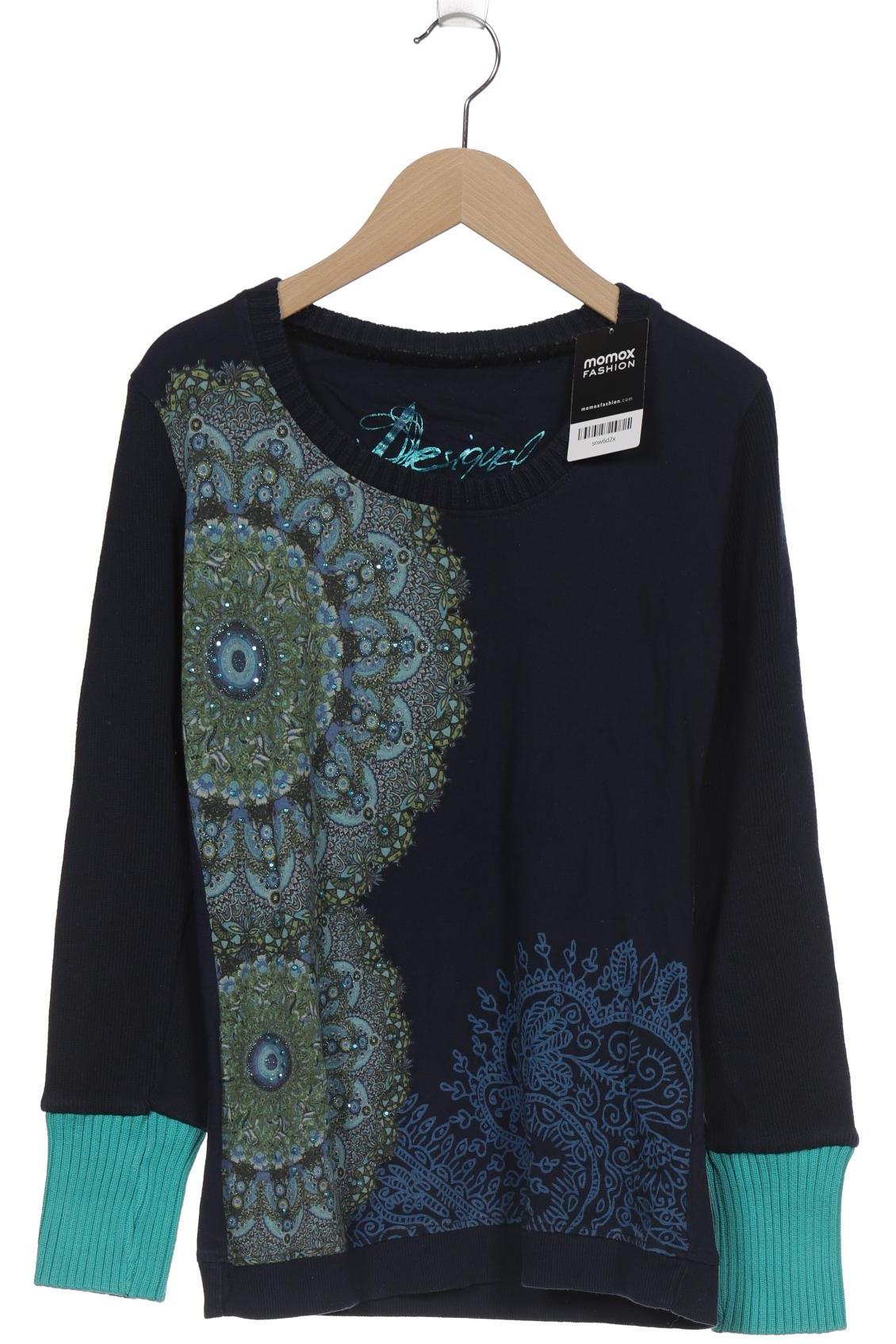 

Desigual Damen Langarmshirt, marineblau, Gr. 36