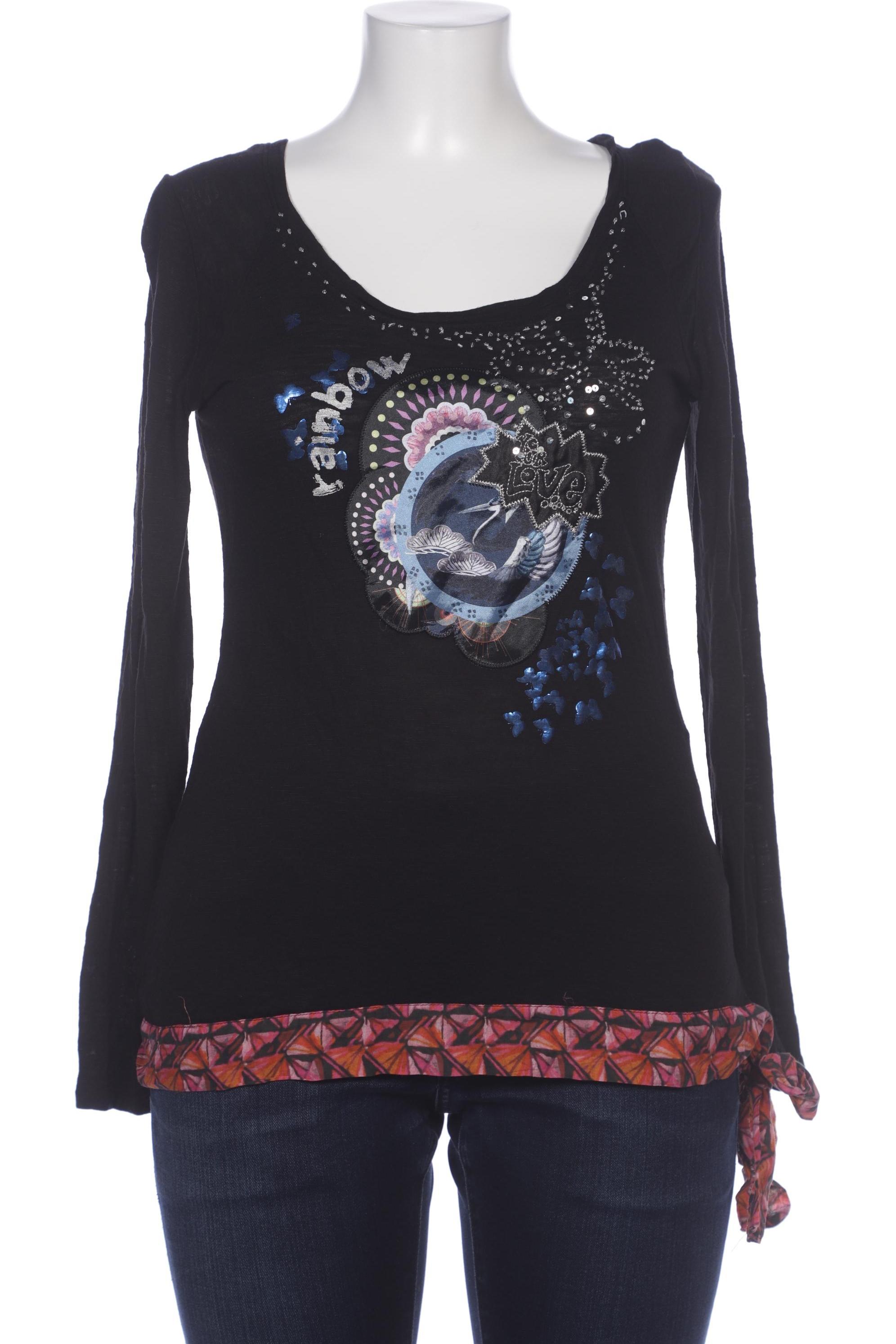

Desigual Damen Langarmshirt, schwarz, Gr. 44