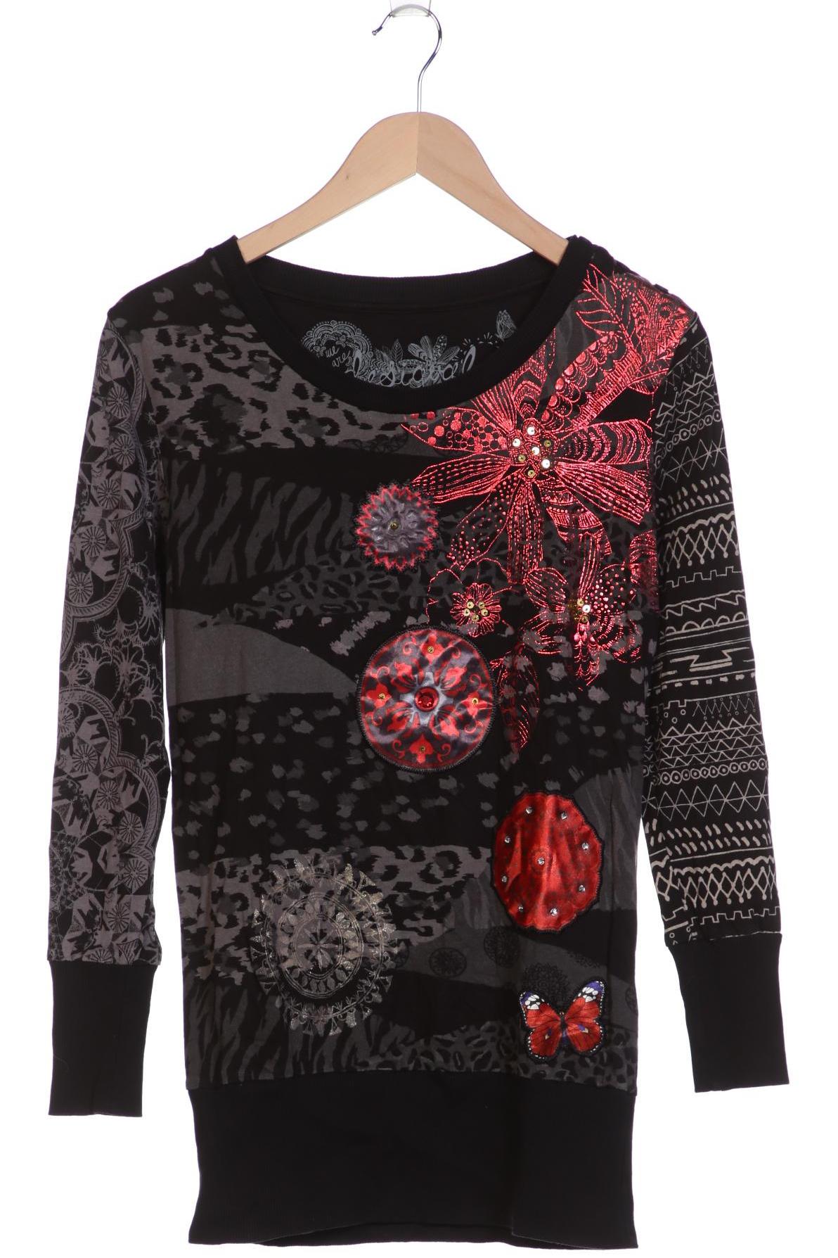 

Desigual Damen Langarmshirt, schwarz, Gr. 38