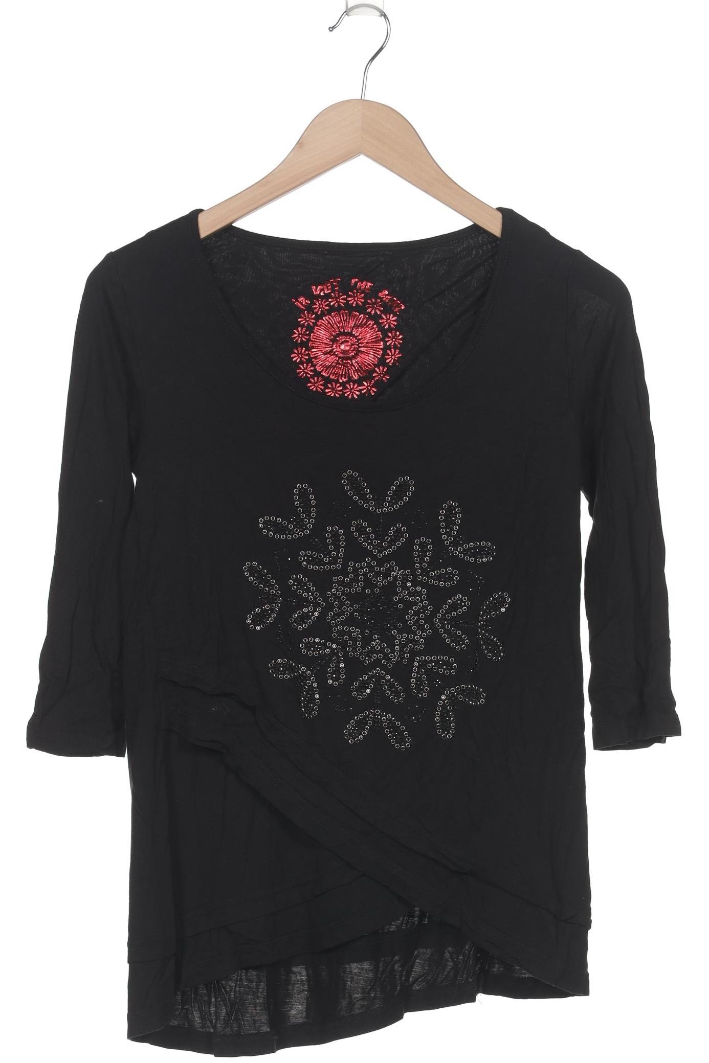 

Desigual Damen Langarmshirt, schwarz, Gr. 36