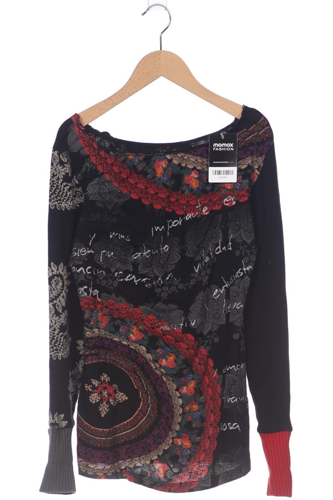 

Desigual Damen Langarmshirt, schwarz, Gr. 34