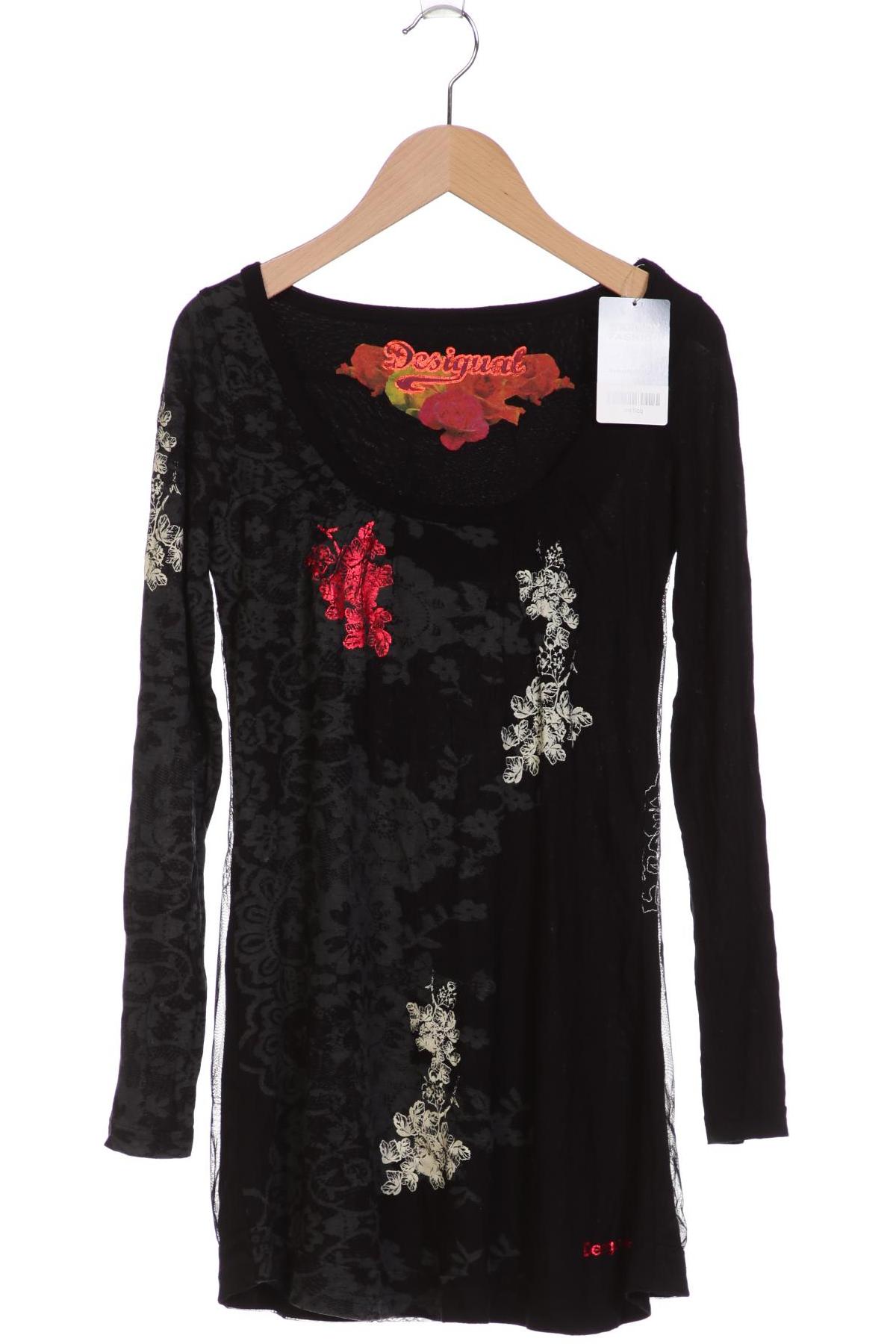 

Desigual Damen Langarmshirt, schwarz, Gr. 36