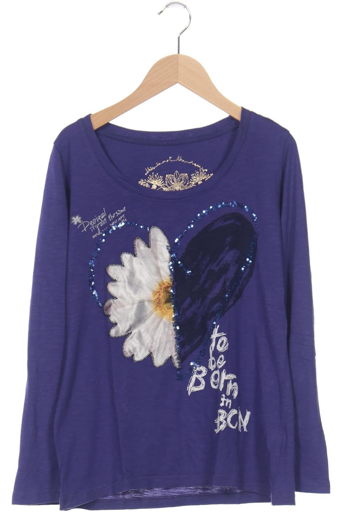 

Desigual Damen Langarmshirt, flieder, Gr. 38