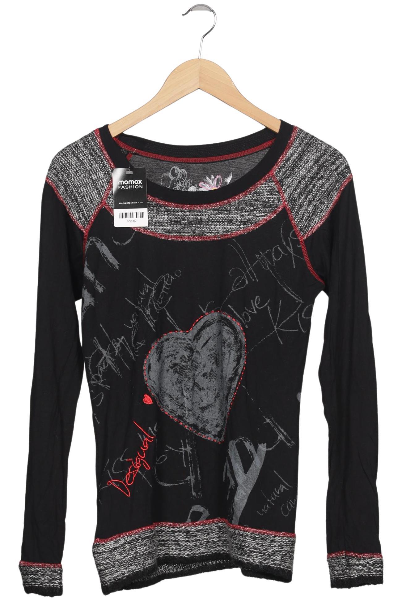 

Desigual Damen Langarmshirt, mehrfarbig, Gr. 38
