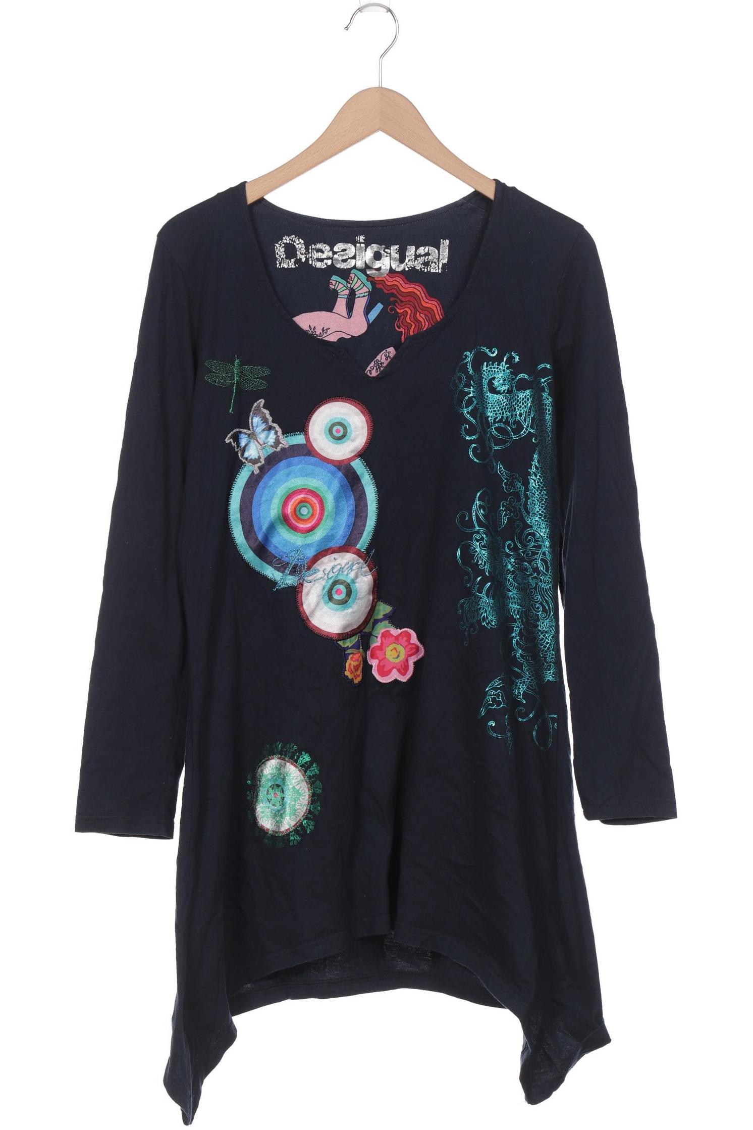 

Desigual Damen Langarmshirt, marineblau