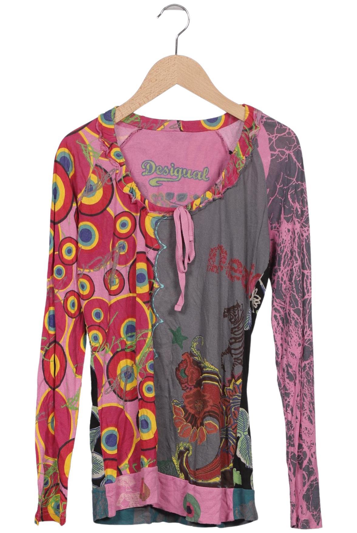 

Desigual Damen Langarmshirt, mehrfarbig, Gr. 38