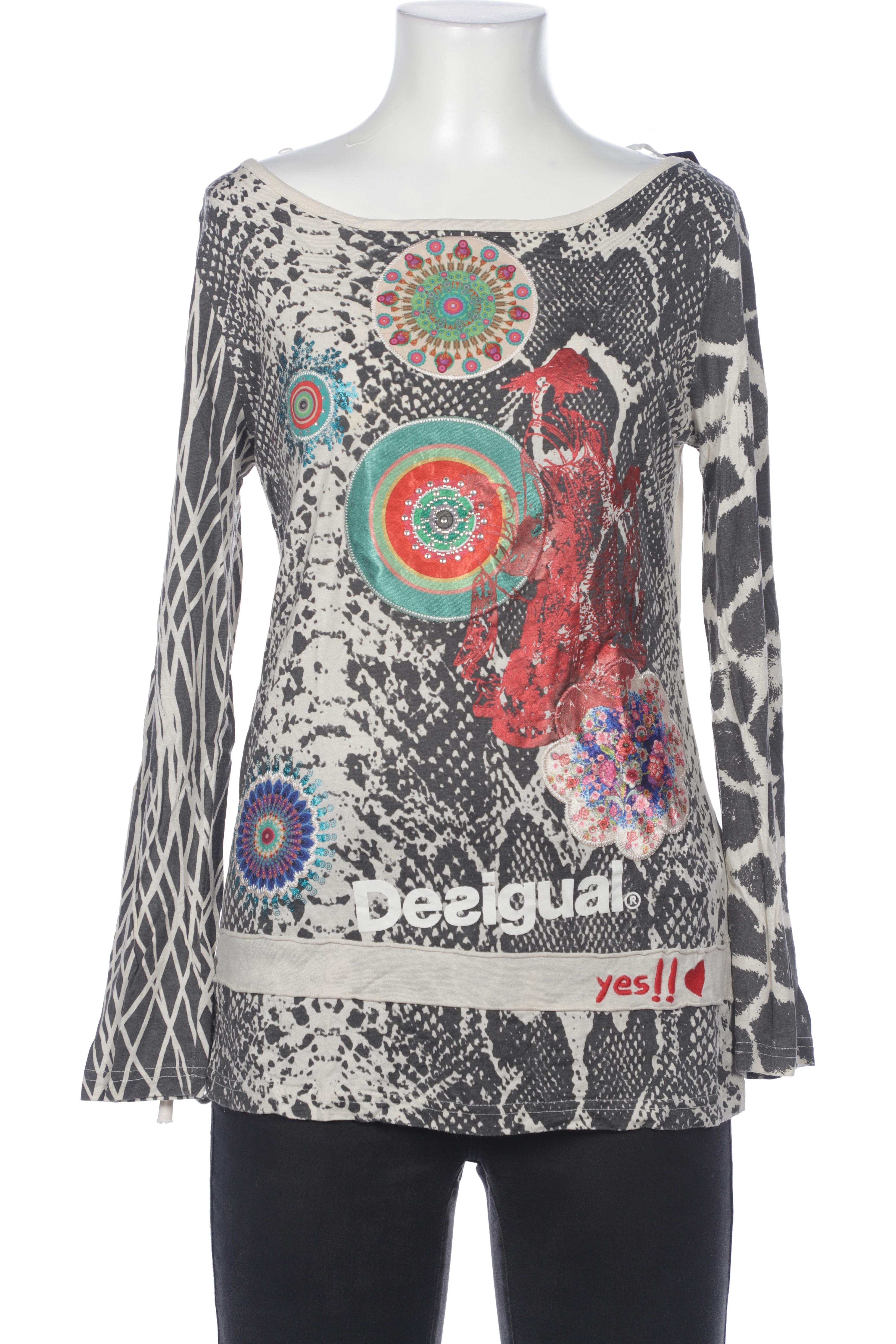 

Desigual Damen Langarmshirt, cremeweiß, Gr. 42