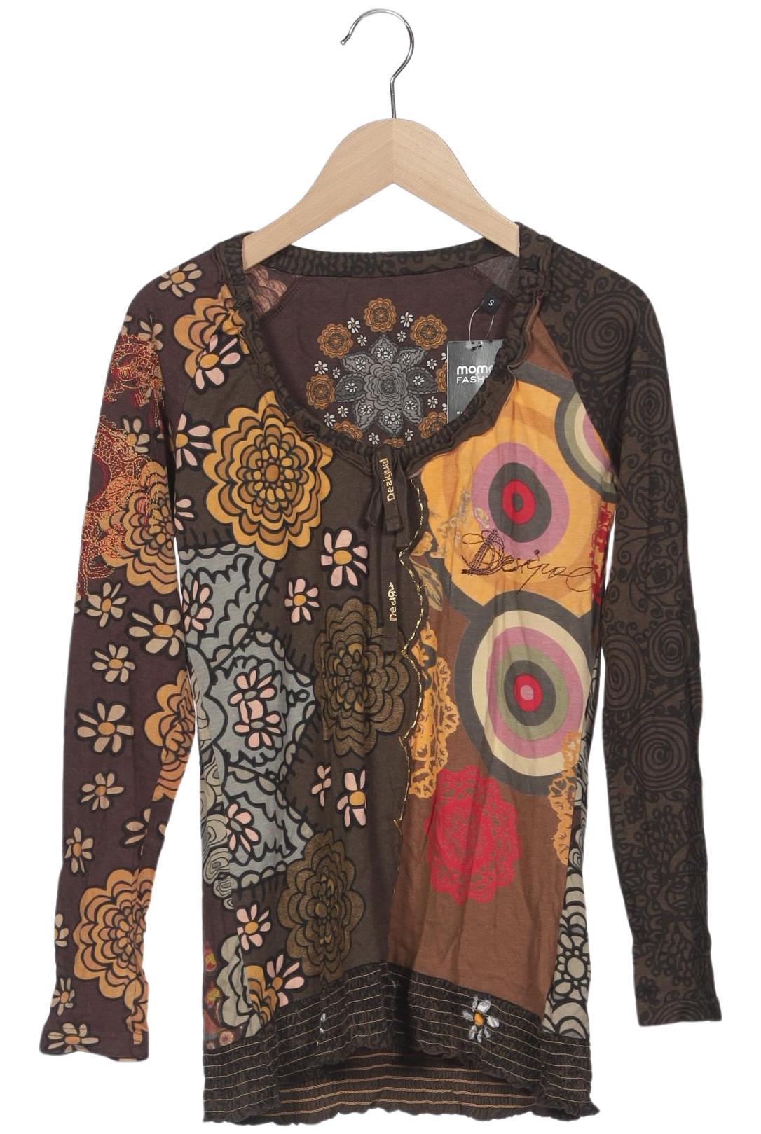 

Desigual Damen Langarmshirt, braun, Gr. 36